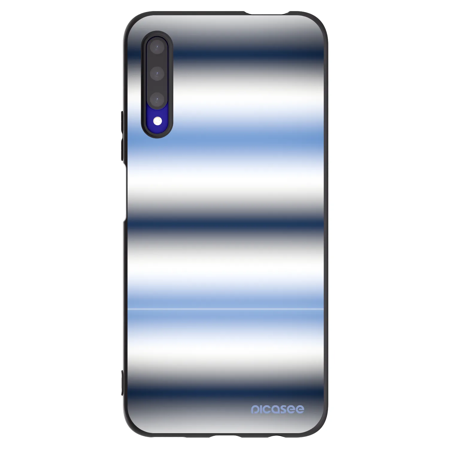Picasee silikonový černý obal pro Honor 9X Pro - Static Lines