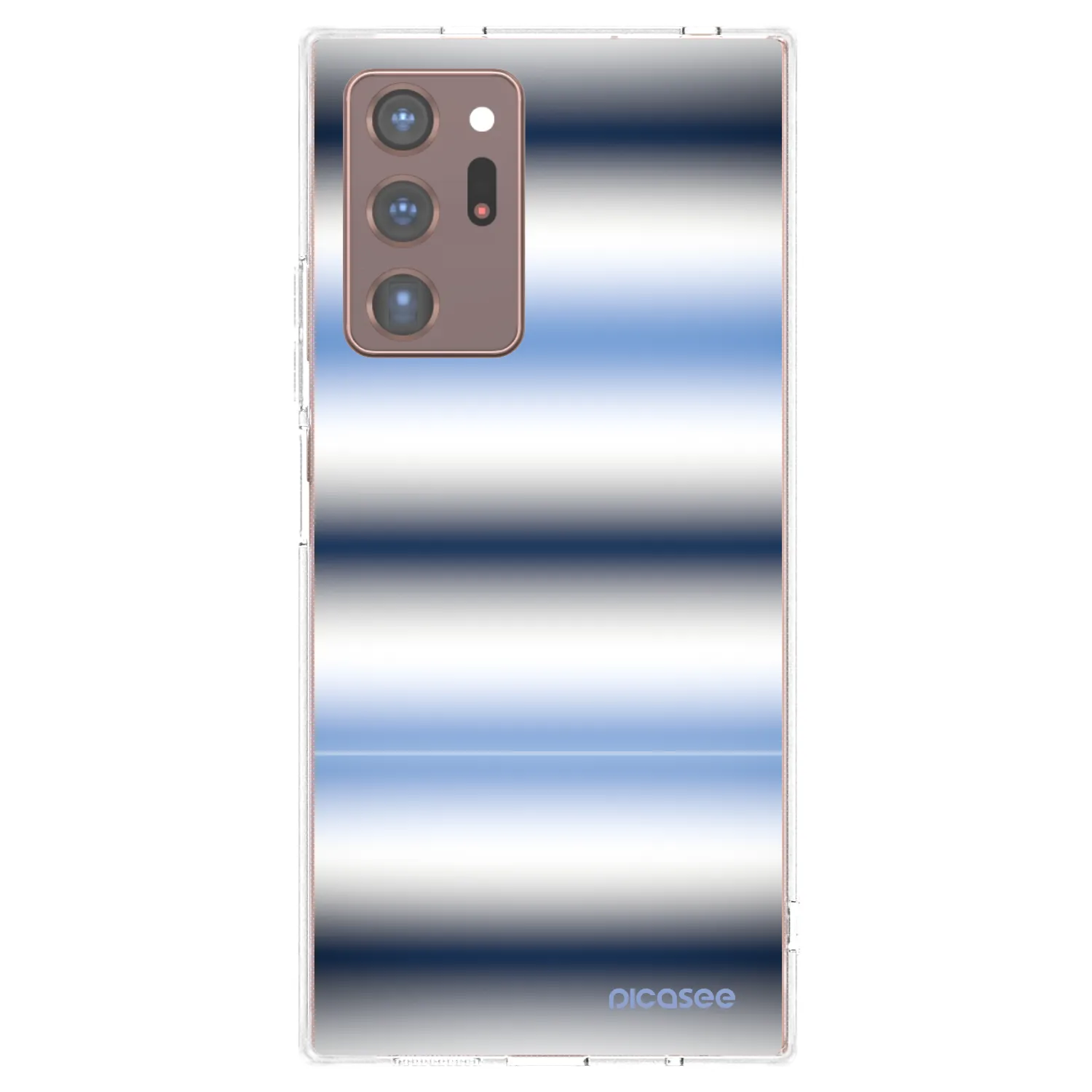Picasee silikonový průhledný obal pro Samsung Galaxy Note 20 Ultra - Static Lines