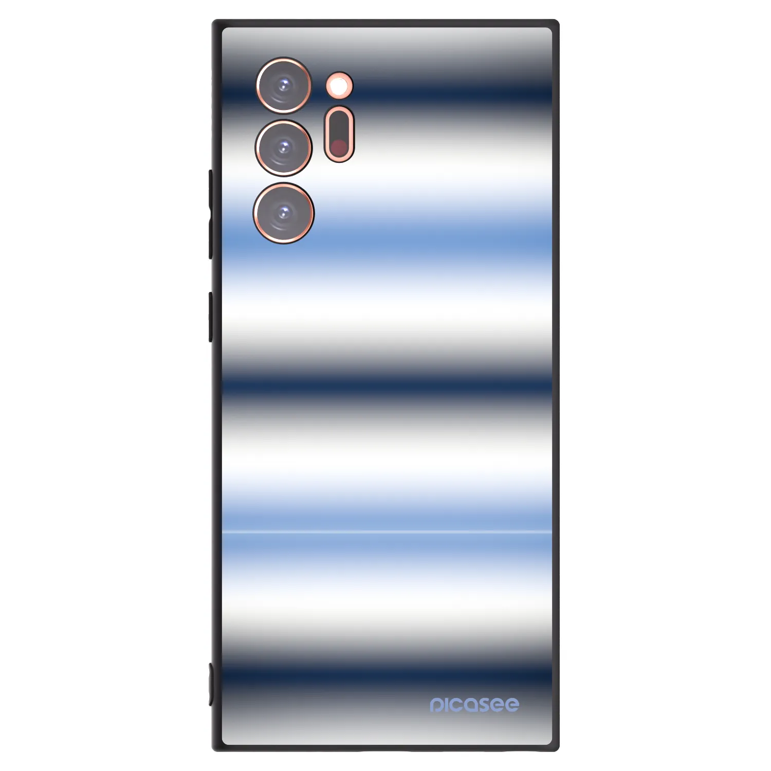 Picasee silikonový černý obal pro Samsung Galaxy Note 20 Ultra - Static Lines