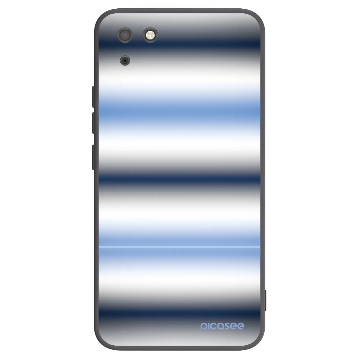 Picasee silikonový černý obal pro Huawei Y5P - Static Lines