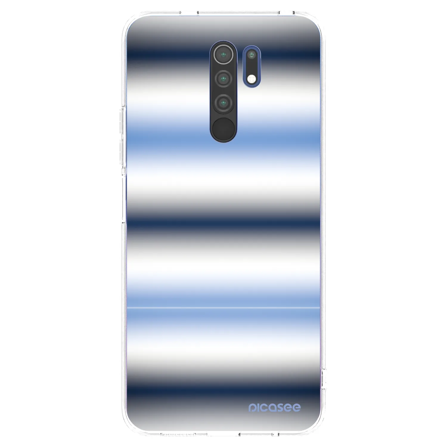 Picasee silikonový průhledný obal pro Xiaomi Redmi 9 - Static Lines
