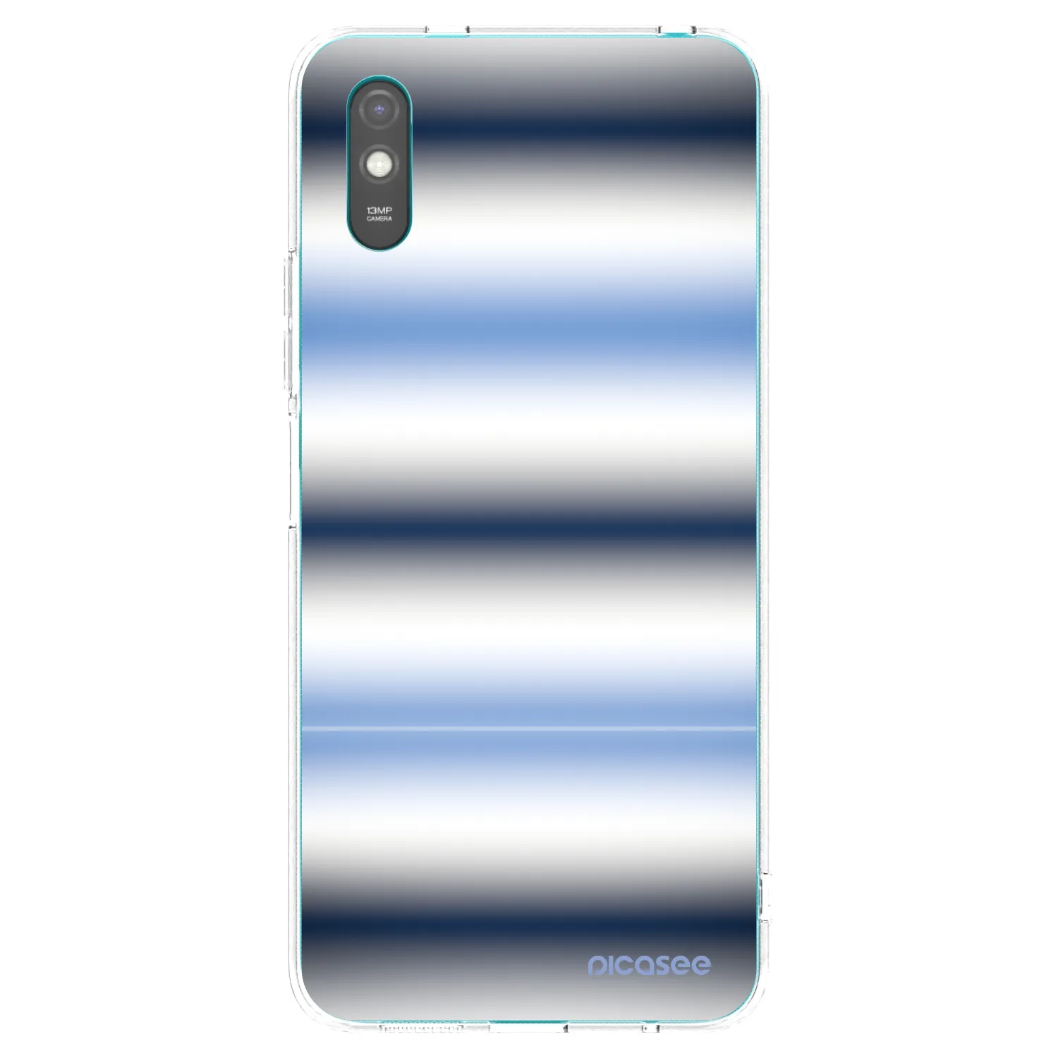 Picasee silikonový průhledný obal pro Xiaomi Redmi 9A - Static Lines