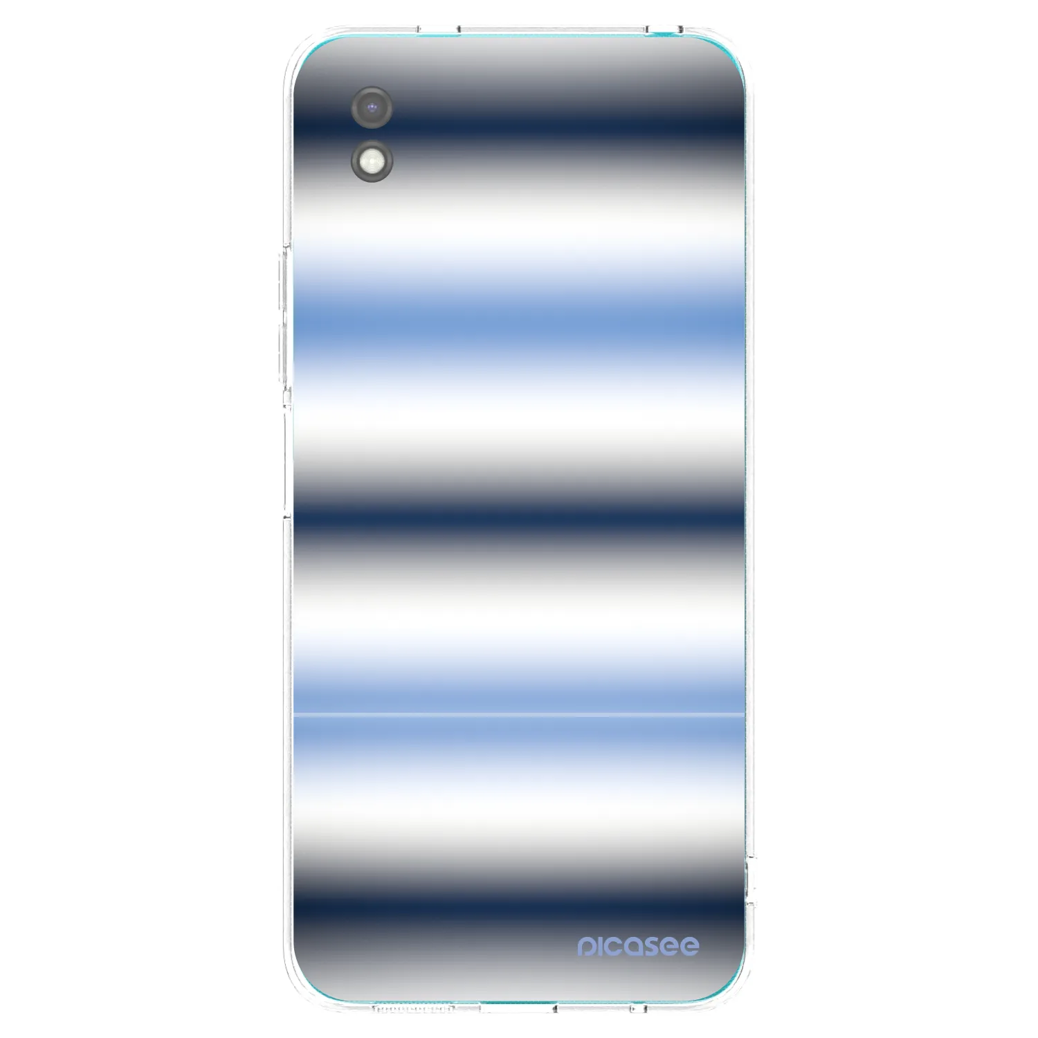 Picasee silikonový černý obal pro Xiaomi Redmi 9A - Static Lines
