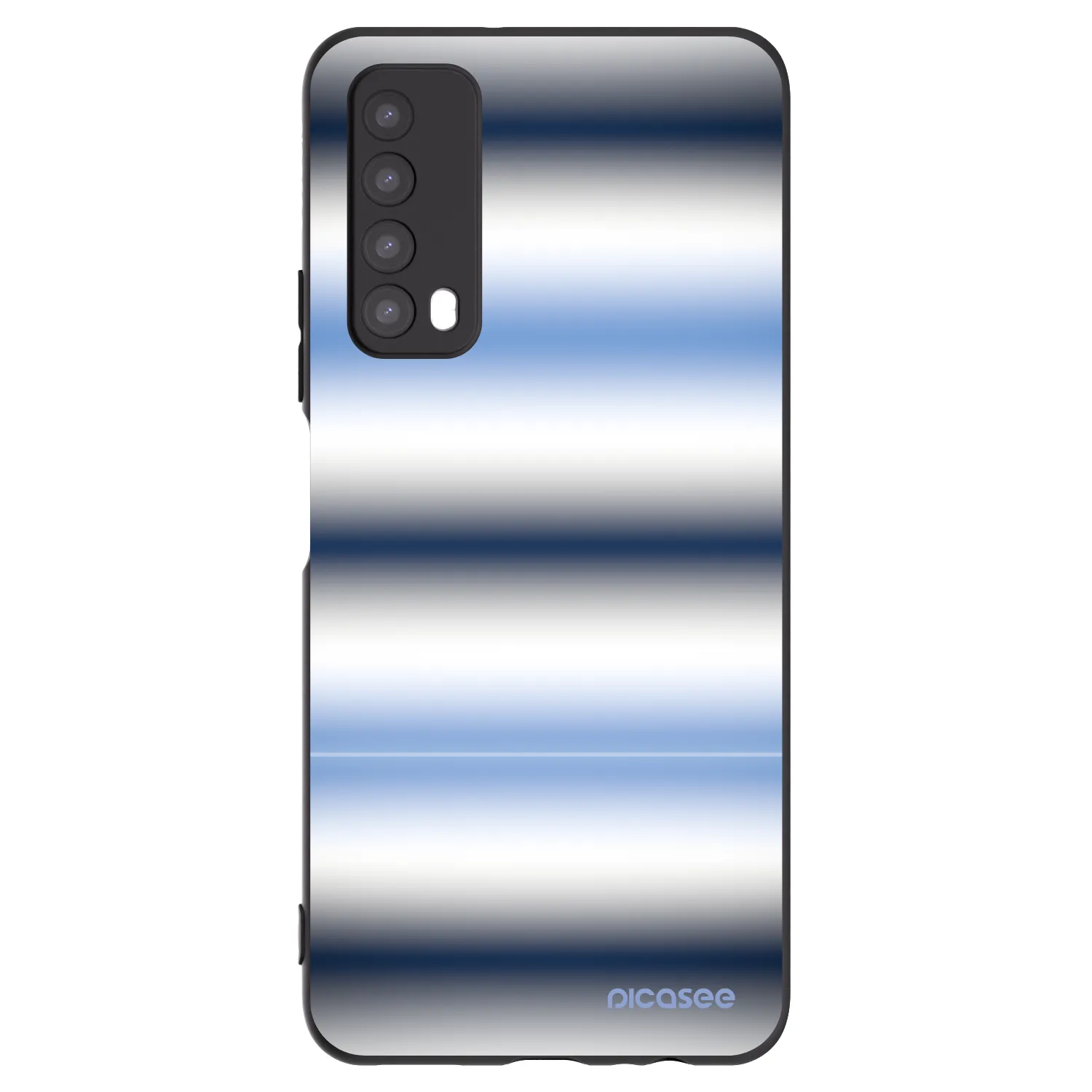 Picasee silikonový černý obal pro Huawei P Smart 2021 - Static Lines