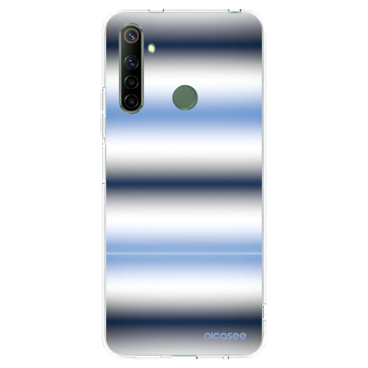 Picasee silikonový průhledný obal pro Realme 6i - Static Lines