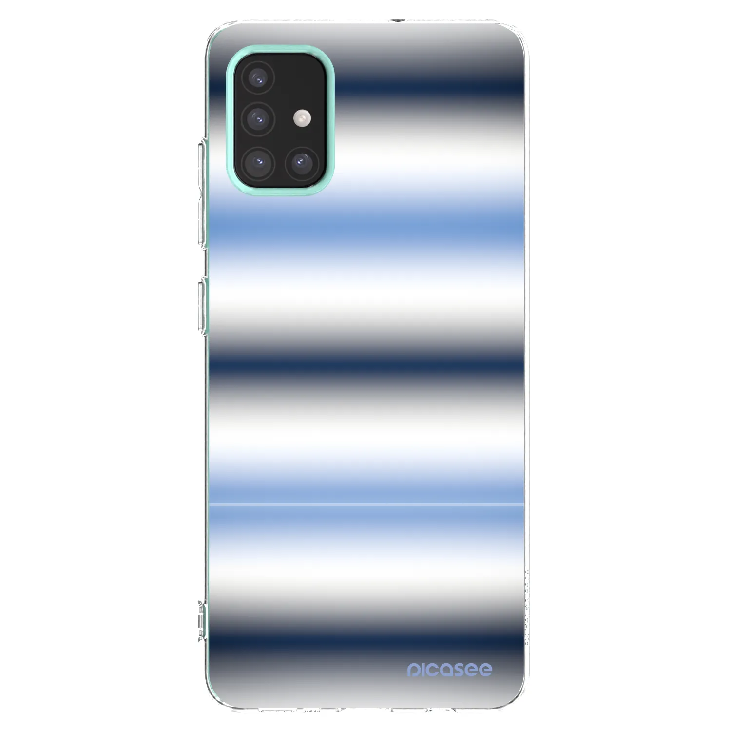 Picasee silikonový průhledný obal pro Samsung Galaxy M31s - Static Lines