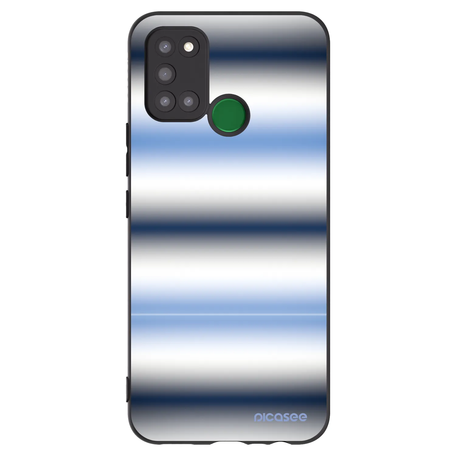 Picasee silikonový černý obal pro Realme 7i - Static Lines