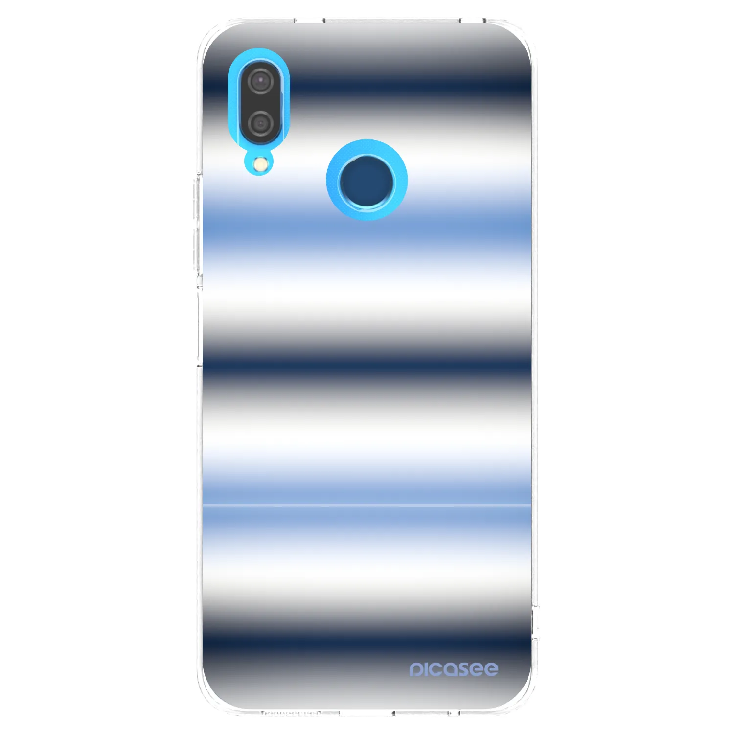 Picasee silikonový průhledný obal pro Huawei P20 Lite - Static Lines