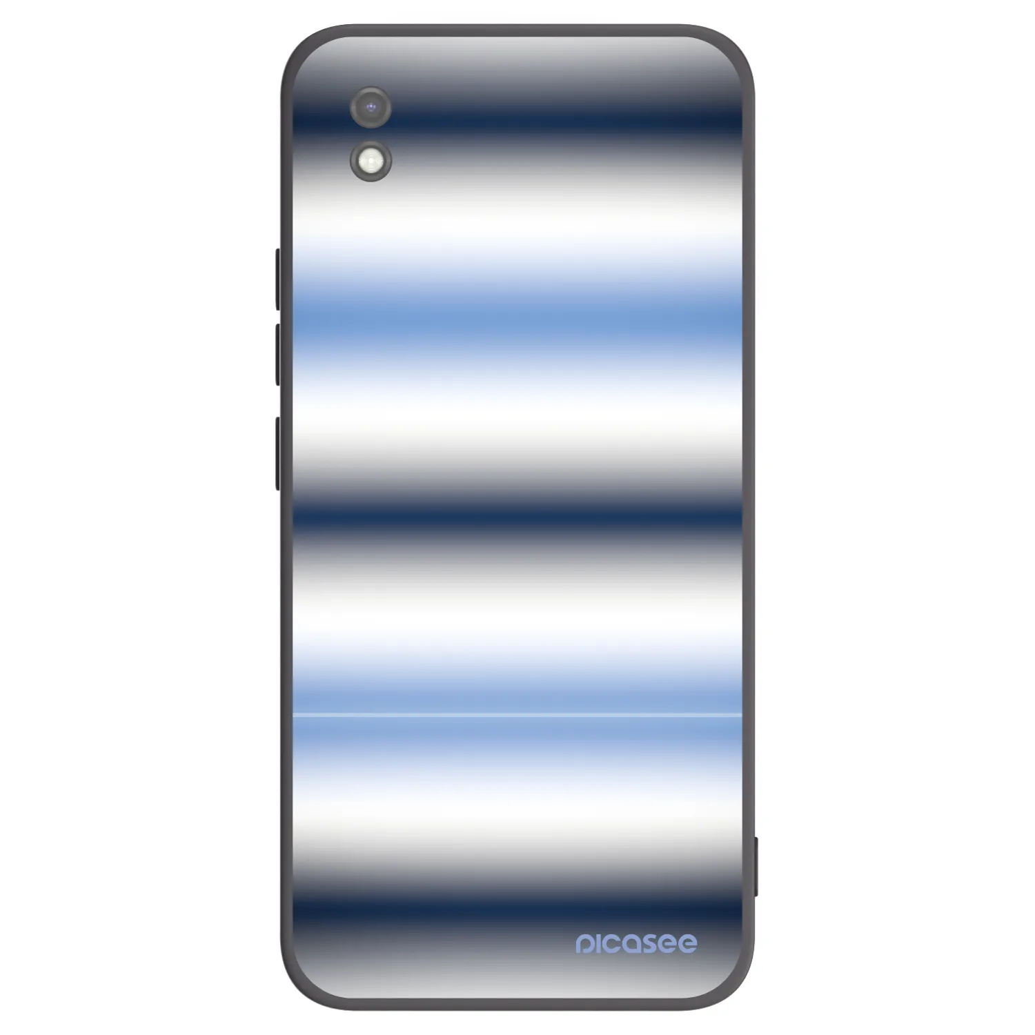 Picasee silikonový černý obal pro Xiaomi Redmi 9AT - Static Lines