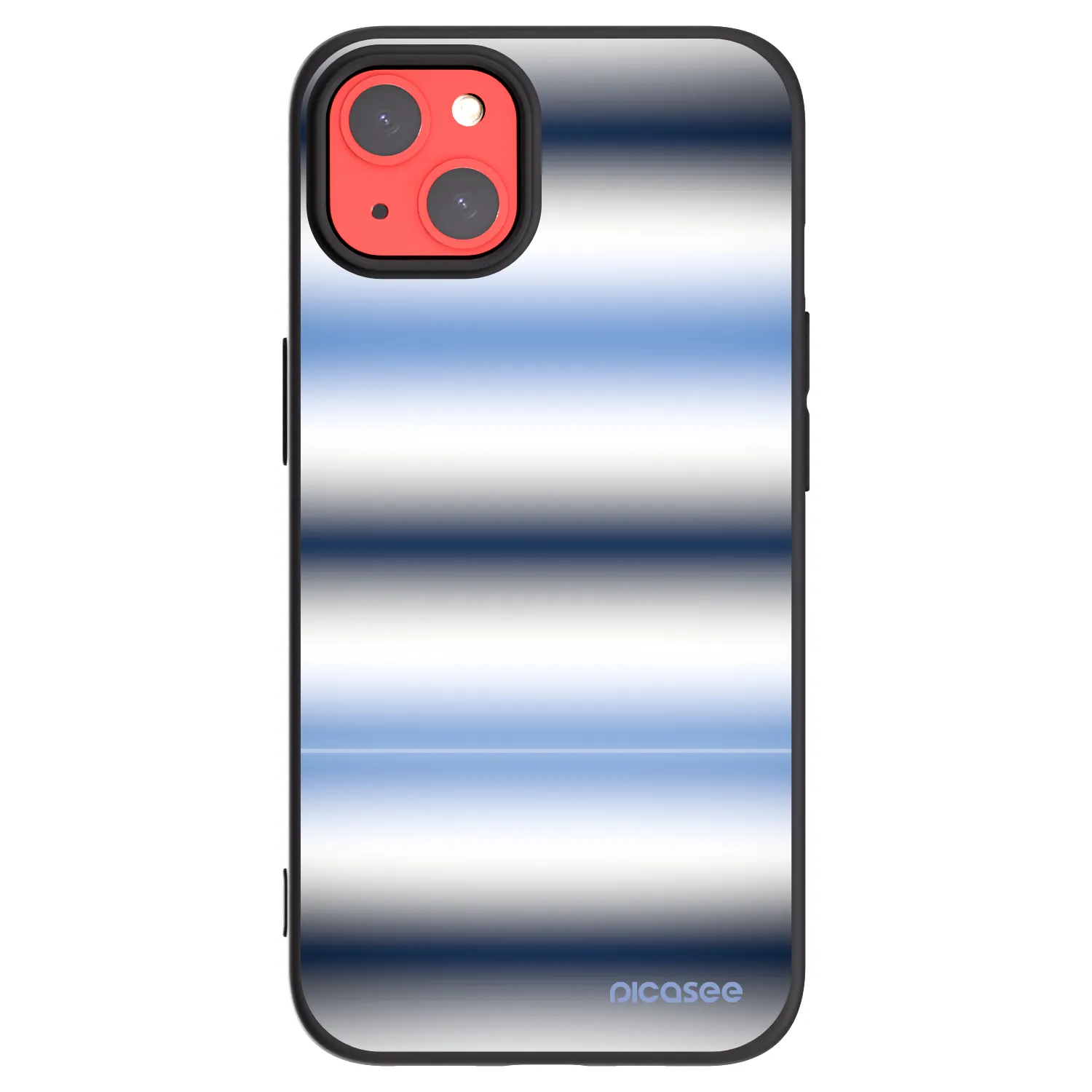 Picasee silikonový černý obal pro Apple iPhone 13 - Static Lines
