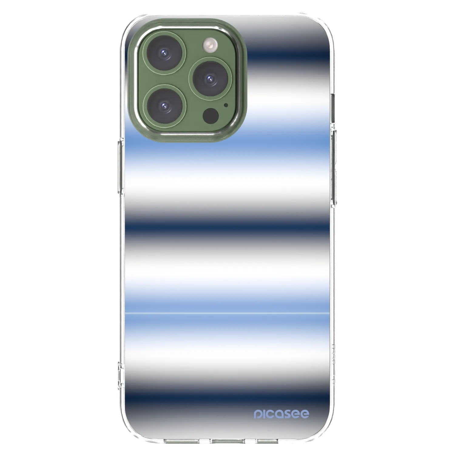 Picasee silikonový průhledný obal pro Apple iPhone 13 Pro - Static Lines