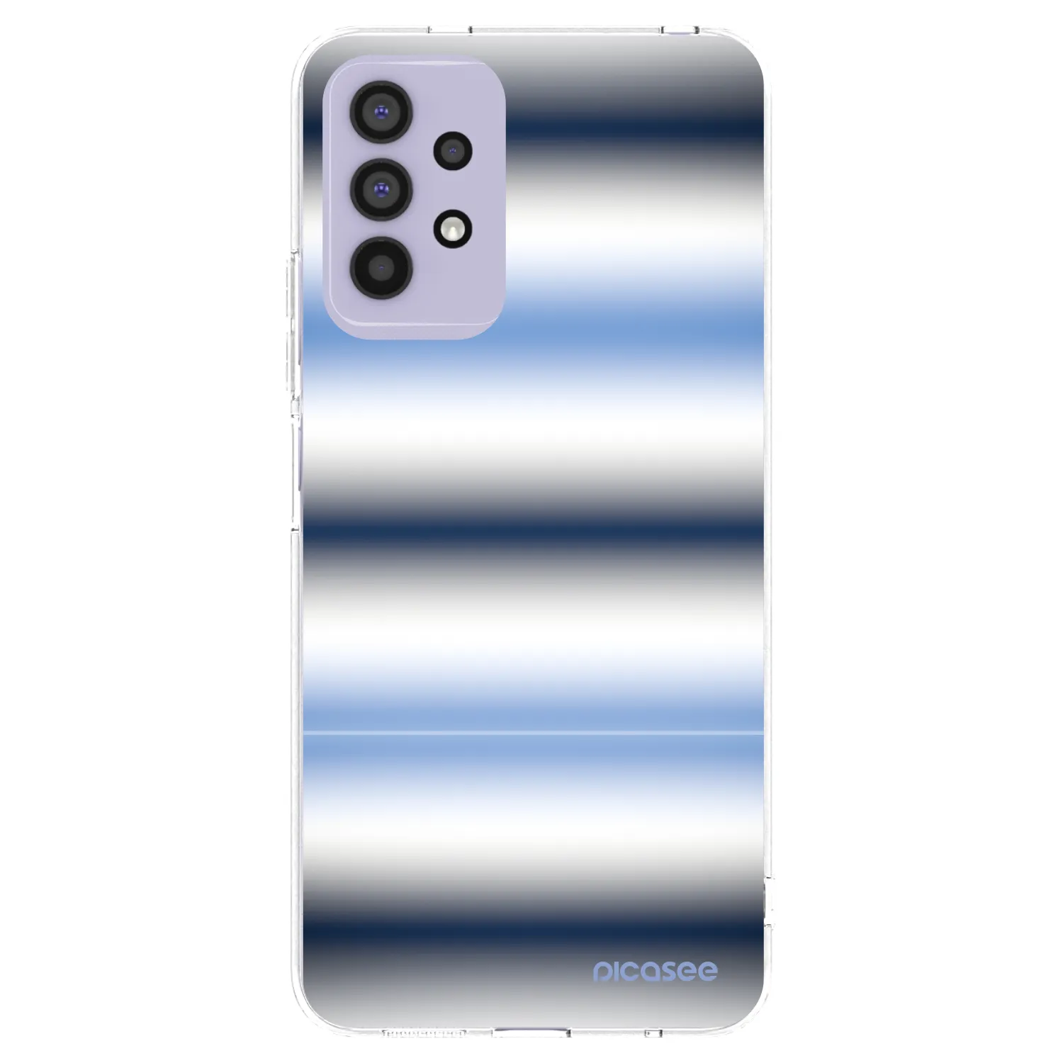 Picasee silikonový průhledný obal pro Samsung Galaxy A32 4G SM-A325F - Static Lines