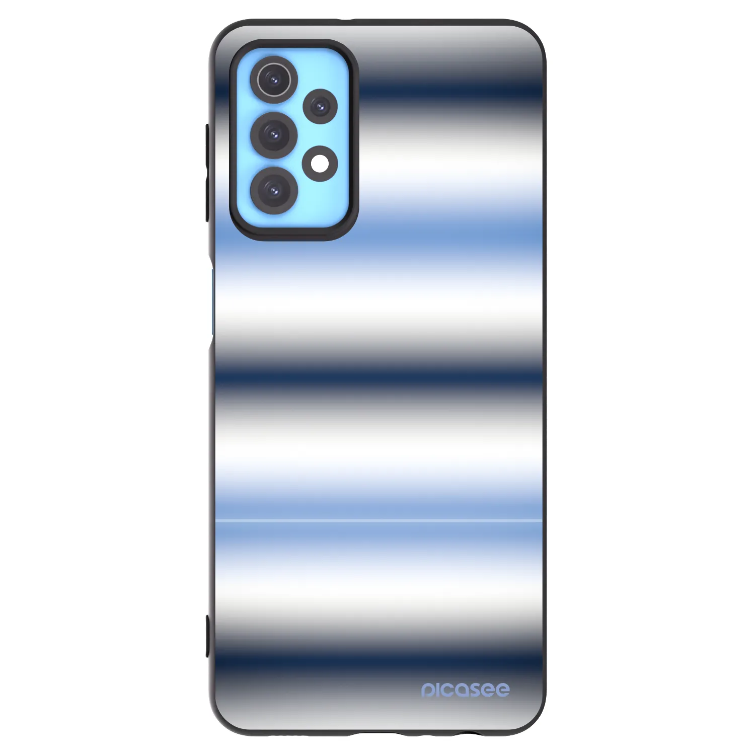 Picasee silikonový černý obal pro Samsung Galaxy A32 4G SM-A325F - Static Lines