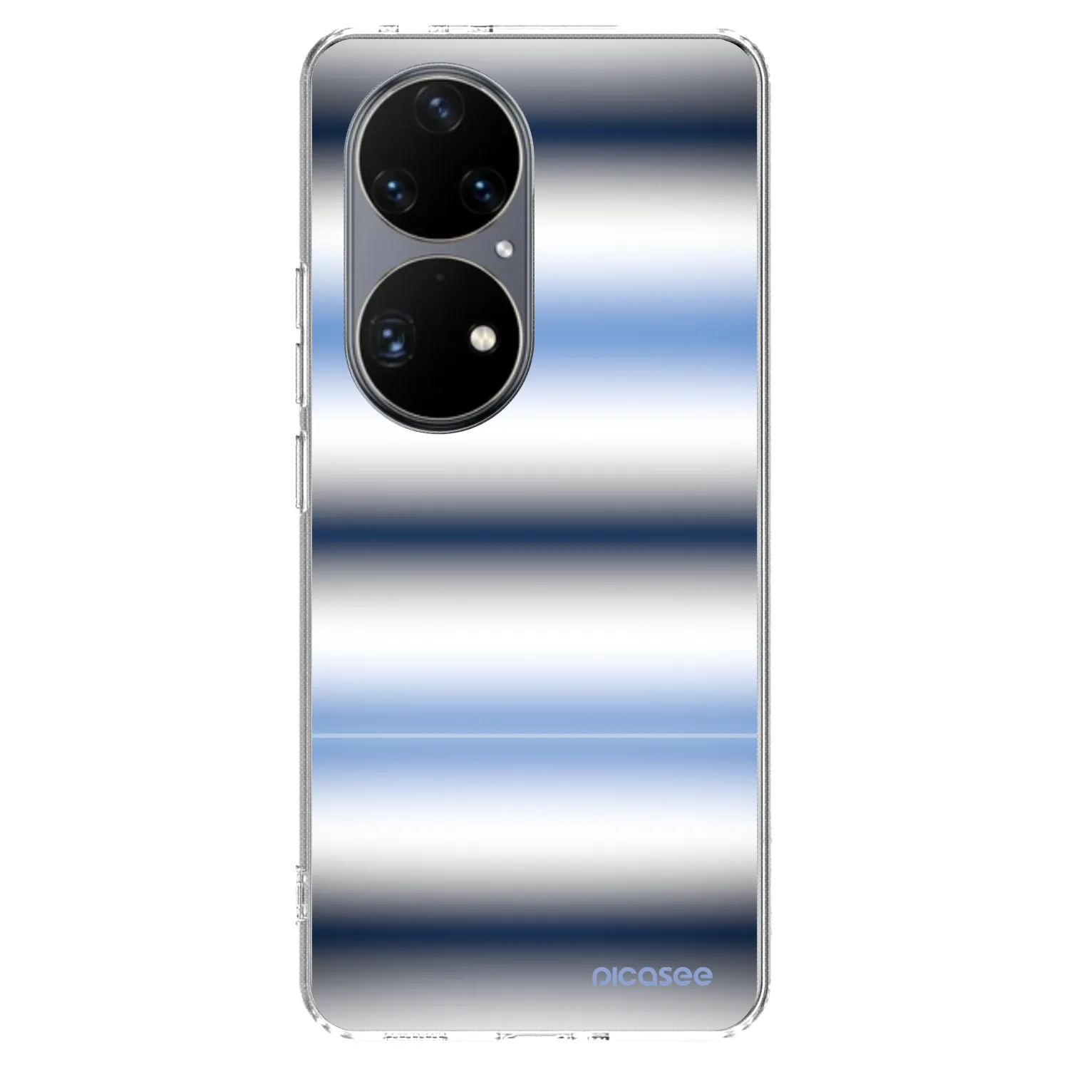 Picasee silikonový průhledný obal pro Huawei P50 - Static Lines