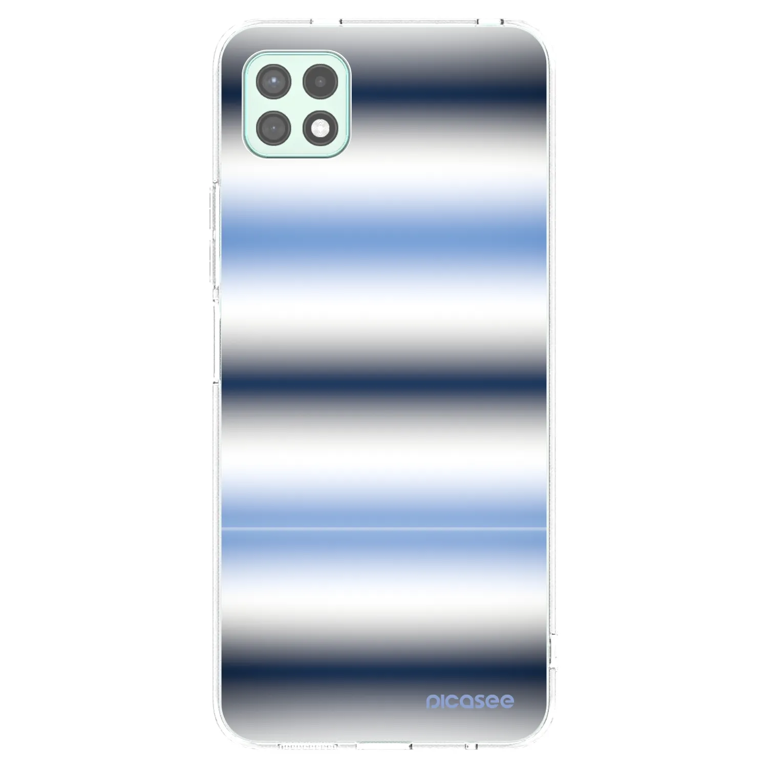 Picasee silikonový průhledný obal pro Samsung Galaxy A22 A226B 5G - Static Lines