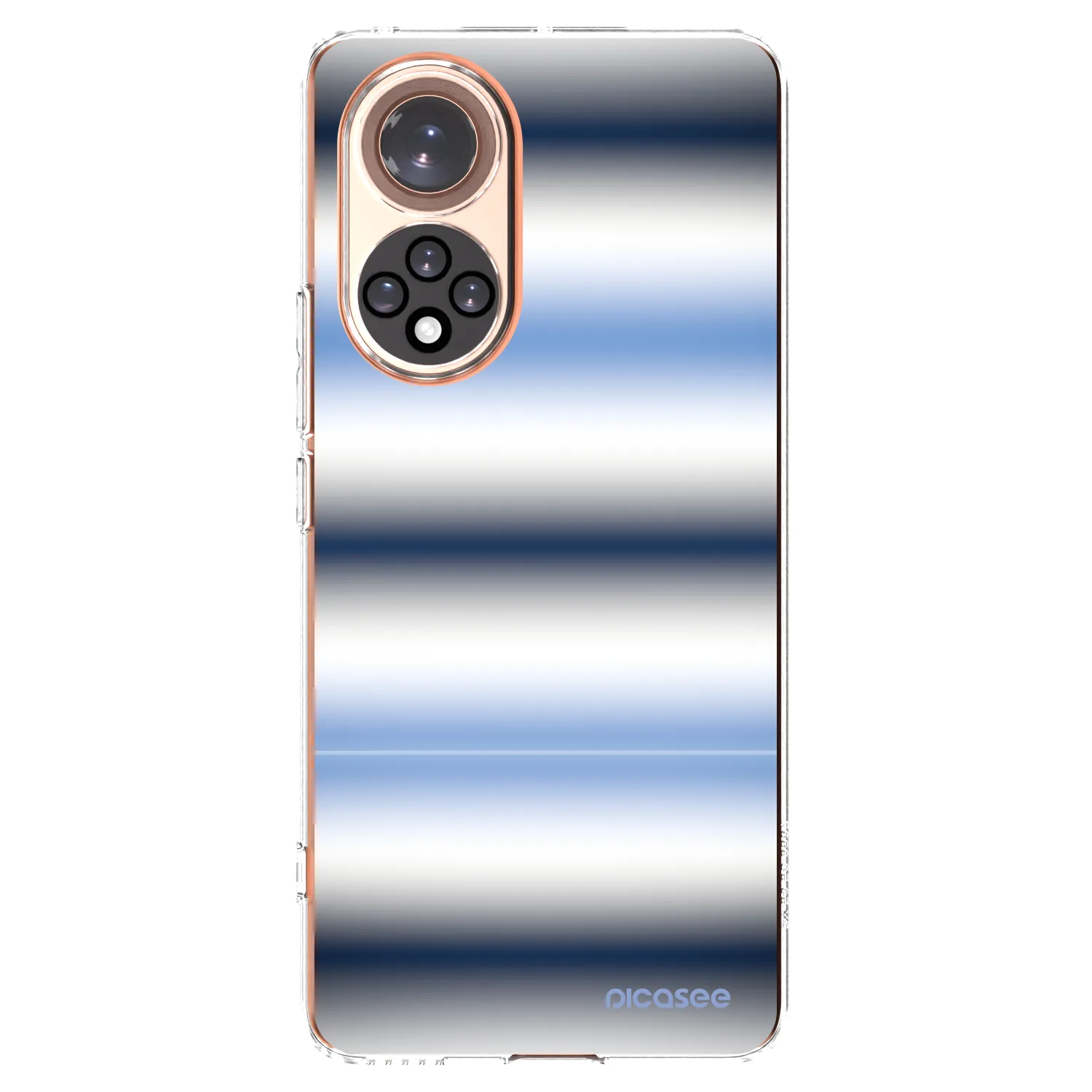 Picasee silikonový průhledný obal pro Honor 50 5G - Static Lines