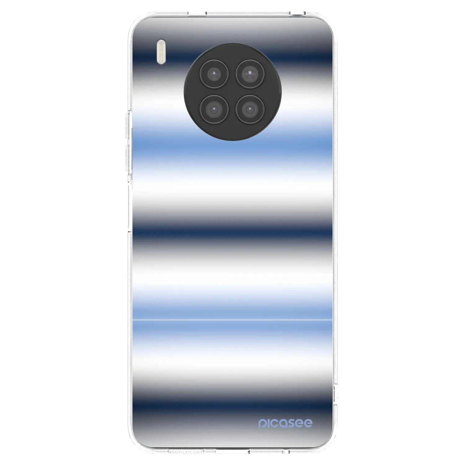 Picasee silikonový průhledný obal pro Huawei Nova 8i - Static Lines