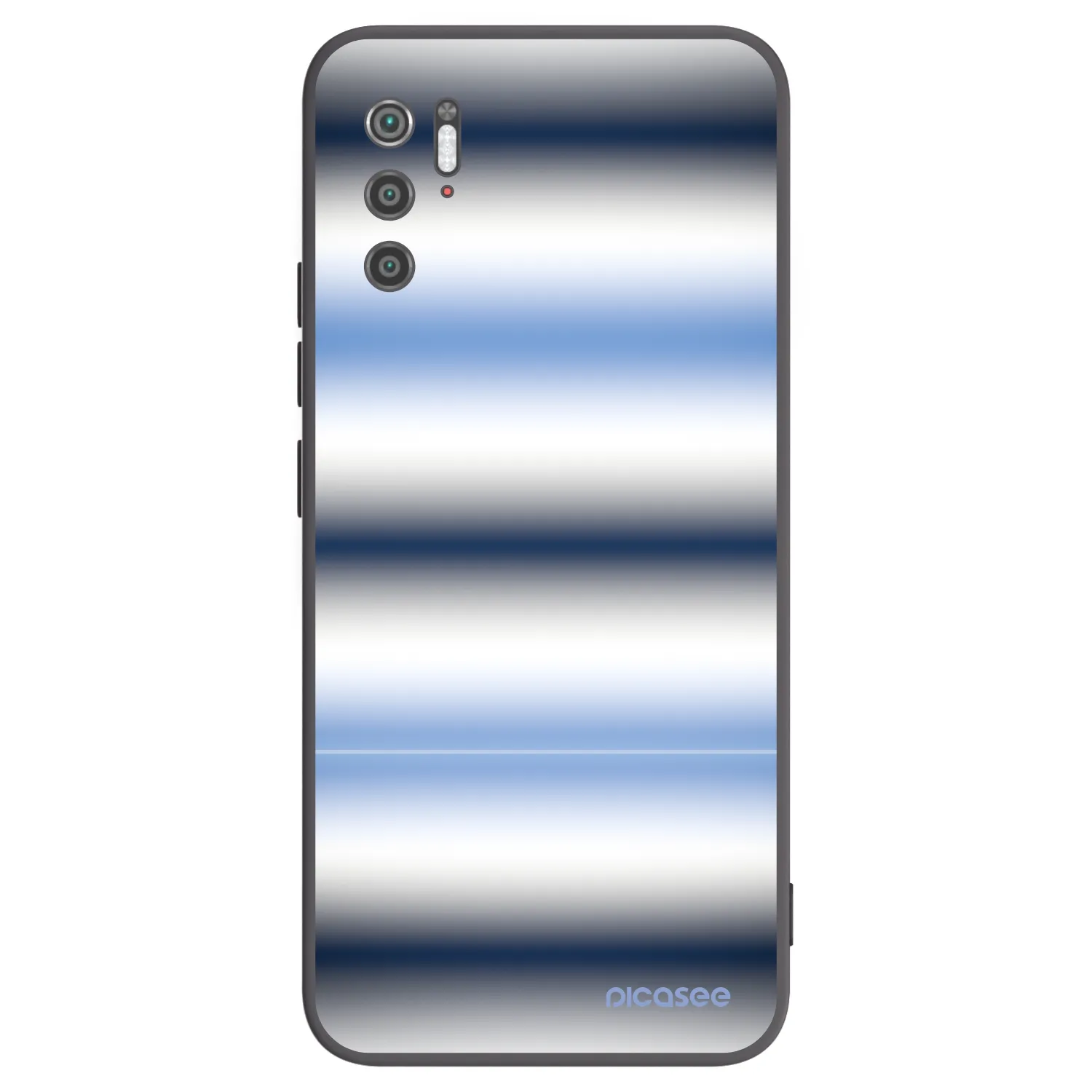 Picasee silikonový černý obal pro Xiaomi Poco M3 Pro 5G - Static Lines