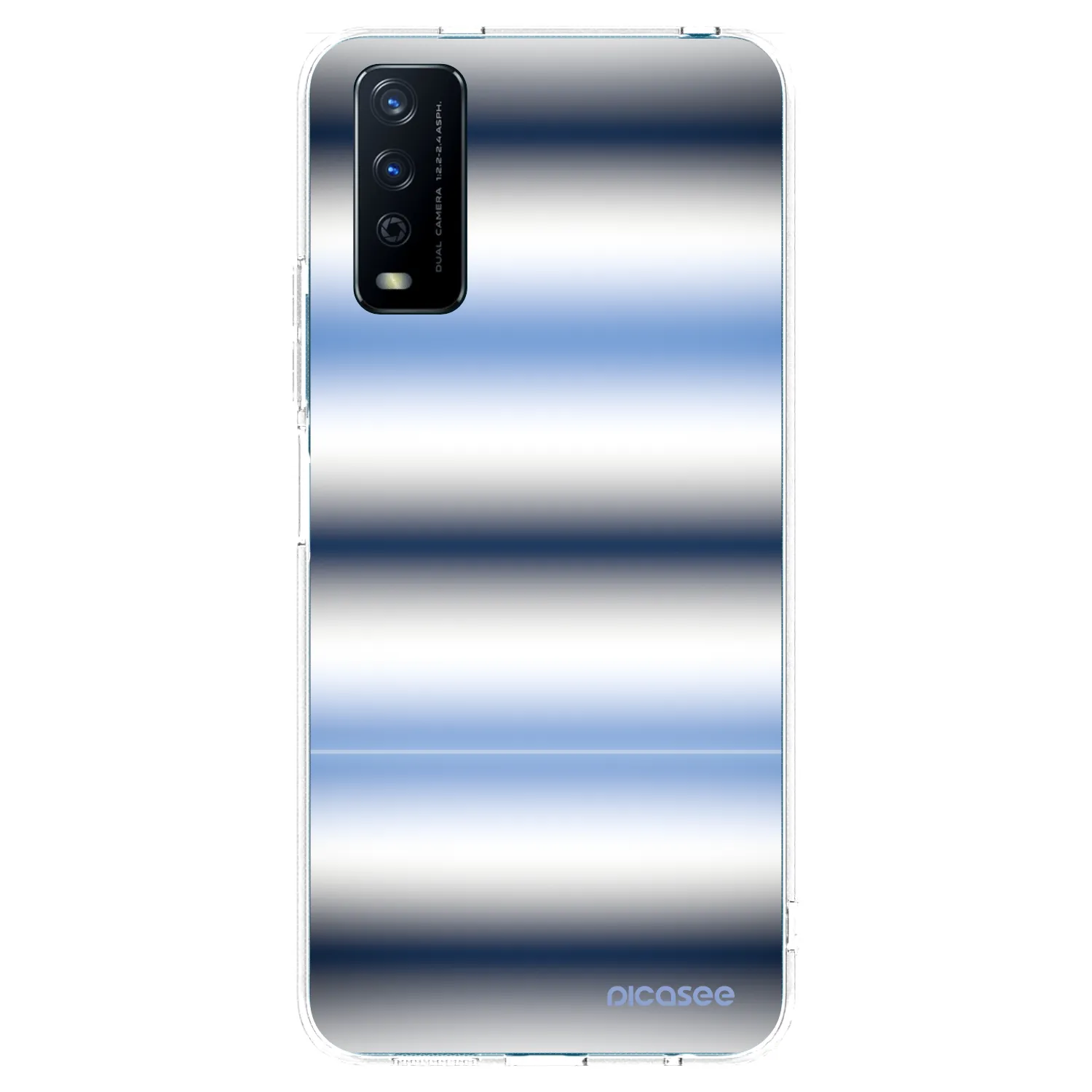Picasee silikonový průhledný obal pro Vivo Y11s - Static Lines