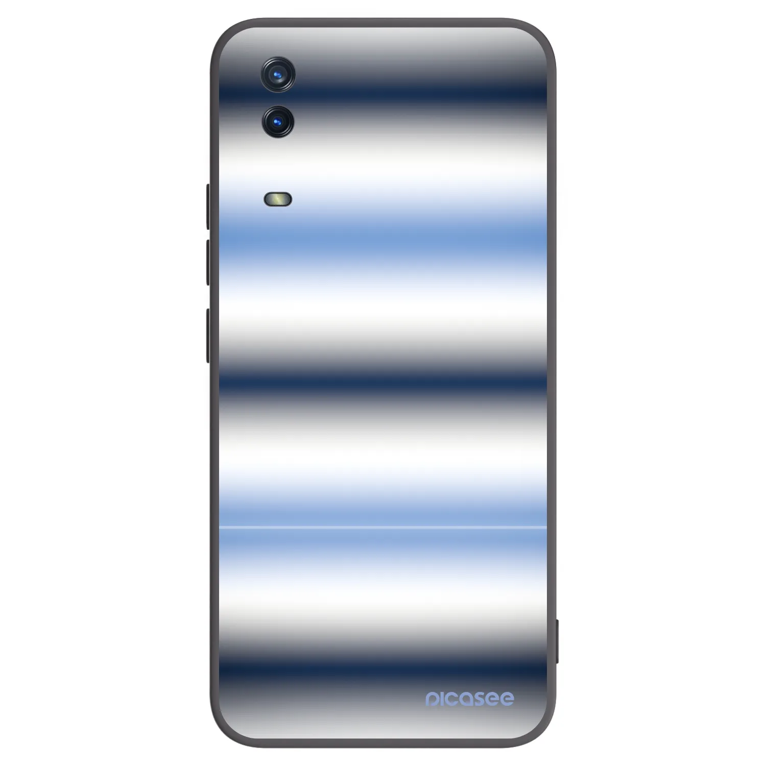 Picasee silikonový černý obal pro Vivo Y11s - Static Lines