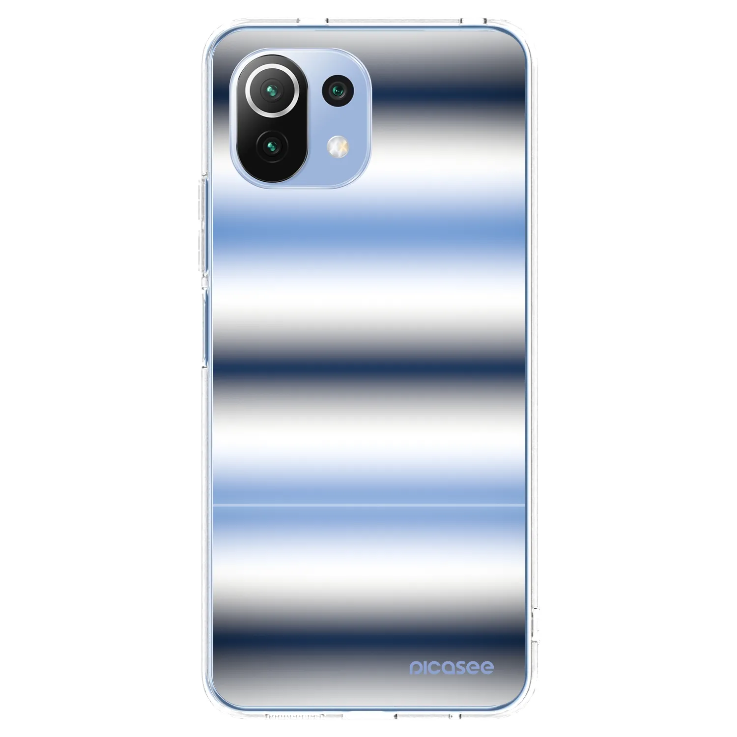 Picasee silikonový průhledný obal pro Xiaomi 11 Lite 5G NE - Static Lines