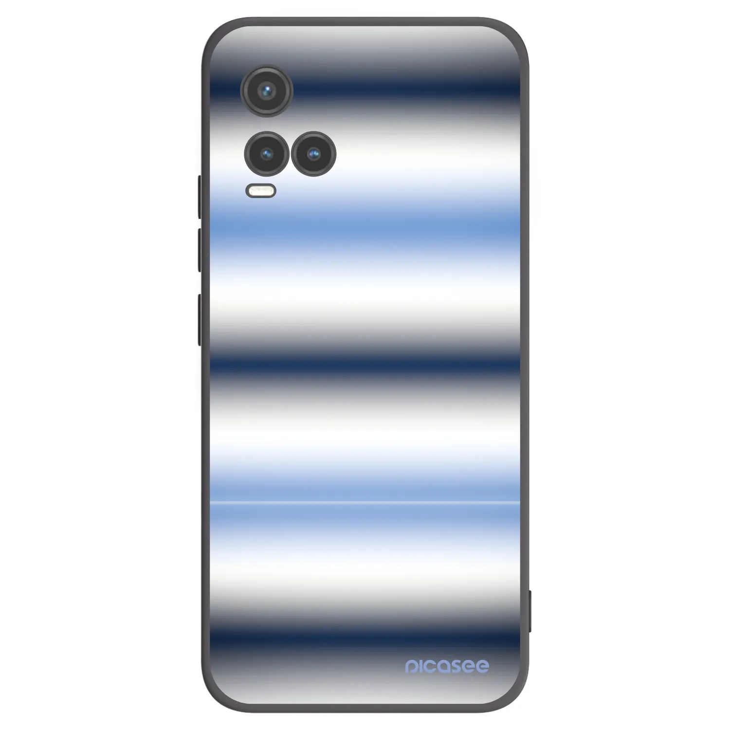 Picasee silikonový černý obal pro Vivo Y33s - Static Lines