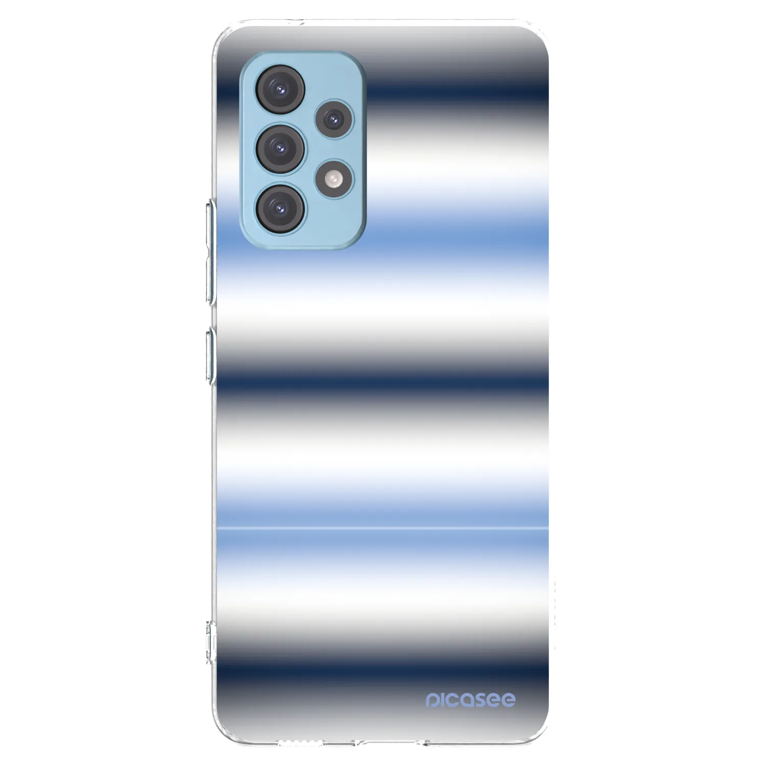 Picasee silikonový průhledný obal pro Samsung Galaxy A53 5G A536 - Static Lines