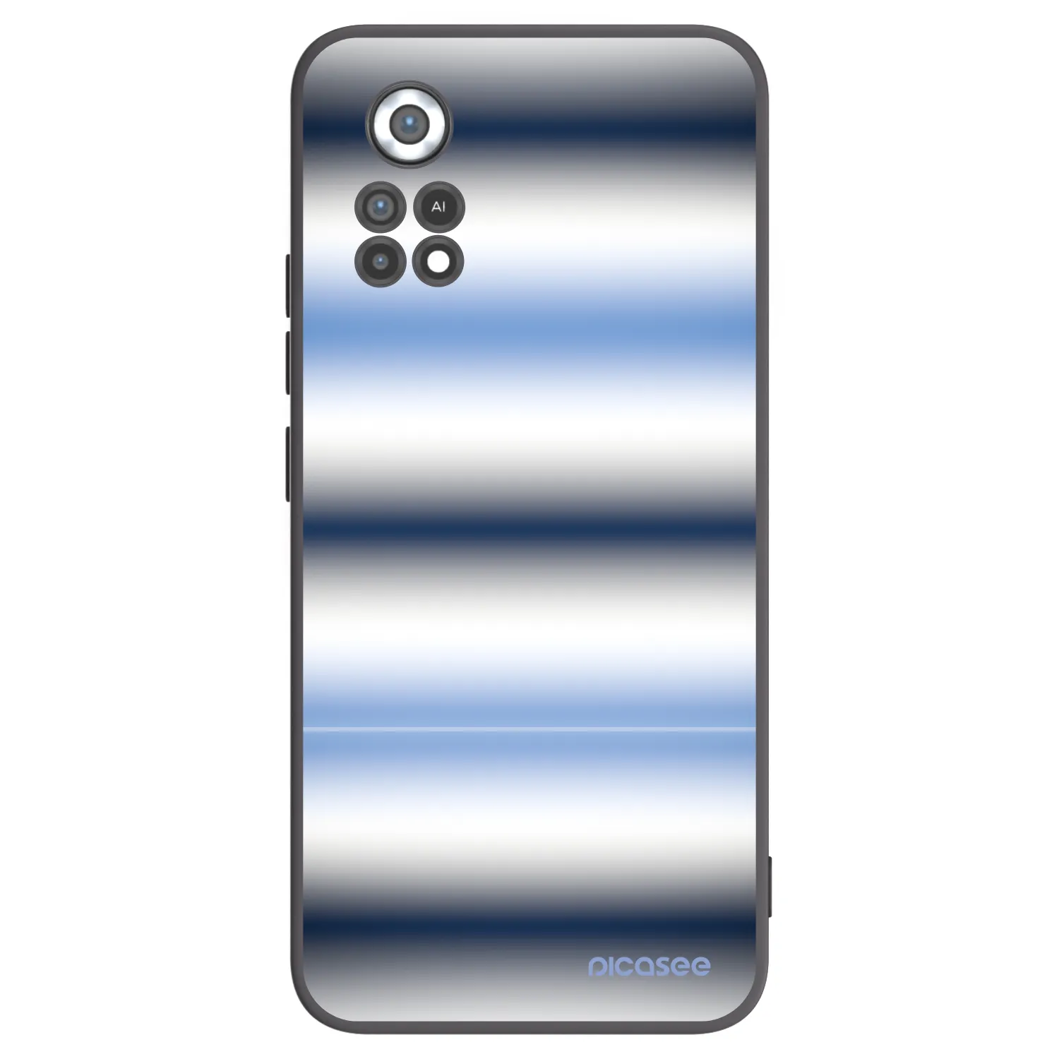 Picasee silikonový černý obal pro Xiaomi Poco X4 Pro 5G - Static Lines