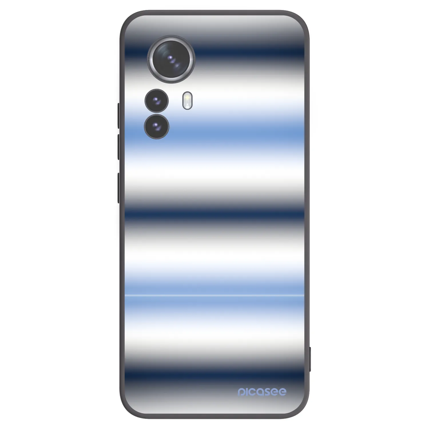 Picasee silikonový černý obal pro Xiaomi 12 Pro - Static Lines