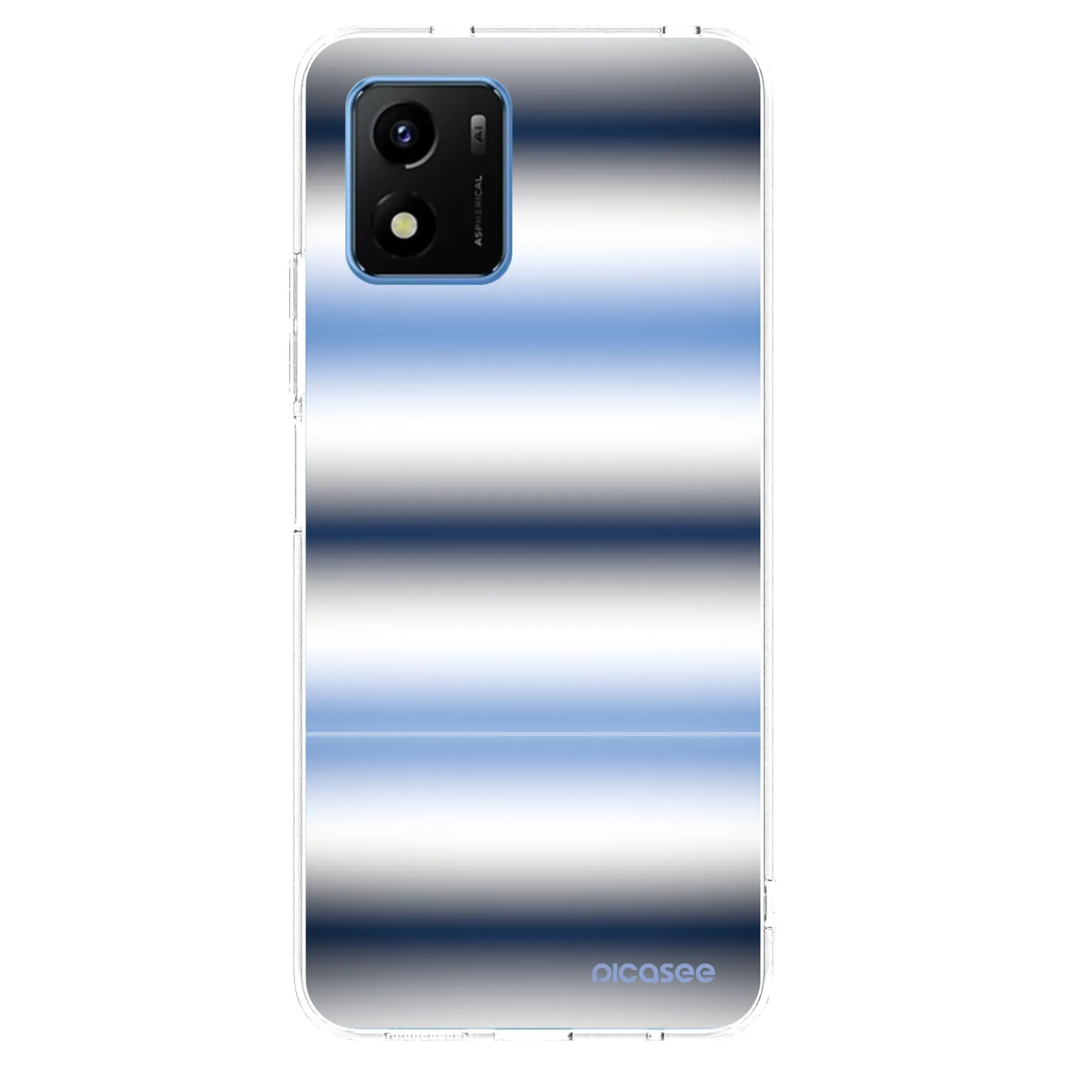 Picasee silikonový průhledný obal pro Vivo Y01 - Static Lines