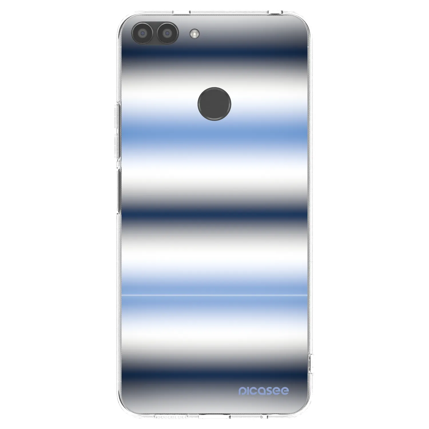 Picasee silikonový průhledný obal pro Huawei P Smart - Static Lines