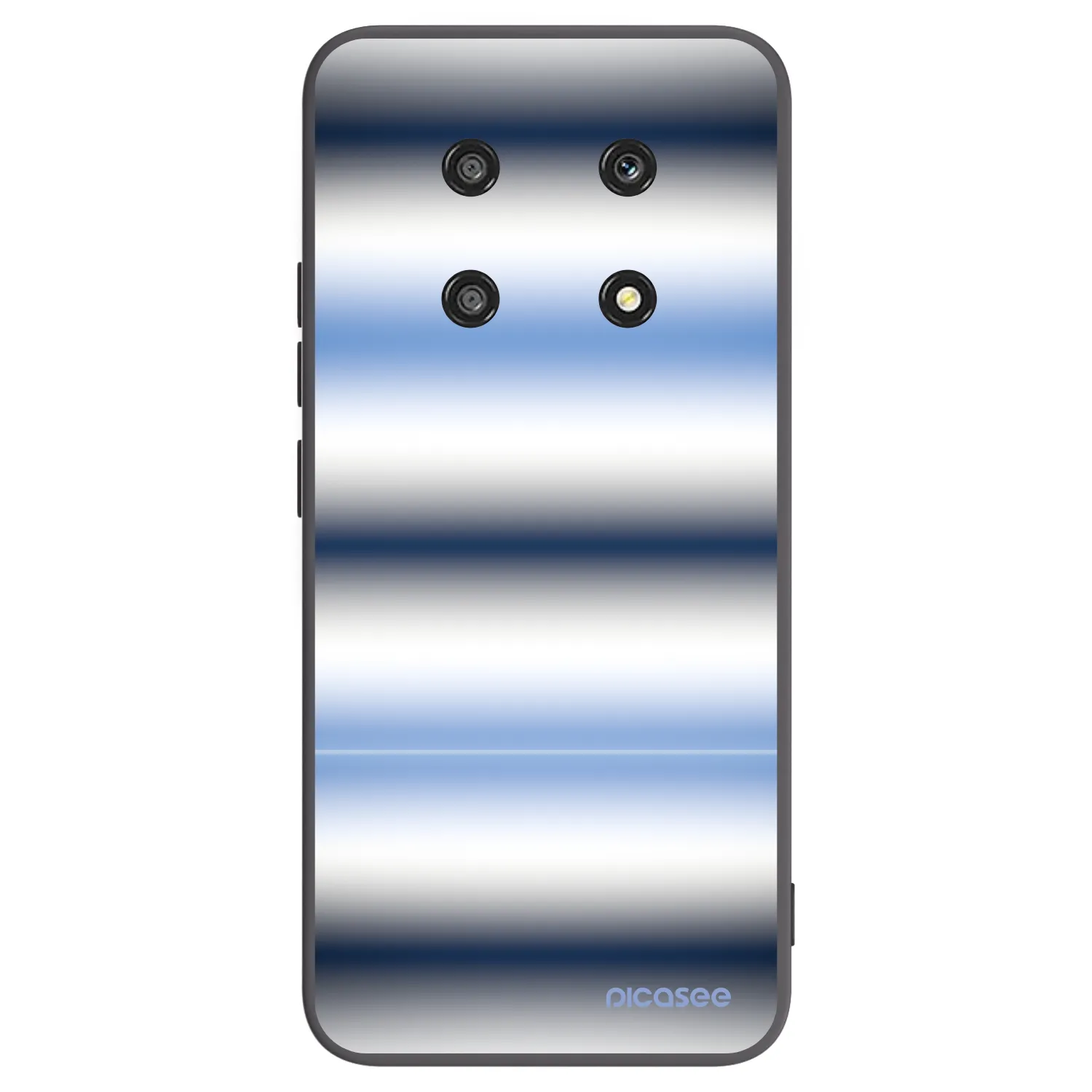 Picasee silikonový černý obal pro Honor Magic4 Lite 5G - Static Lines