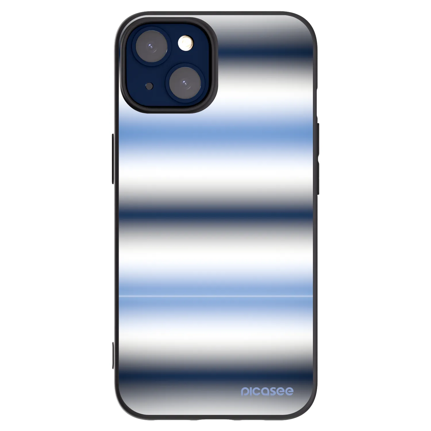 Picasee silikonový černý obal pro Apple iPhone 14 - Static Lines