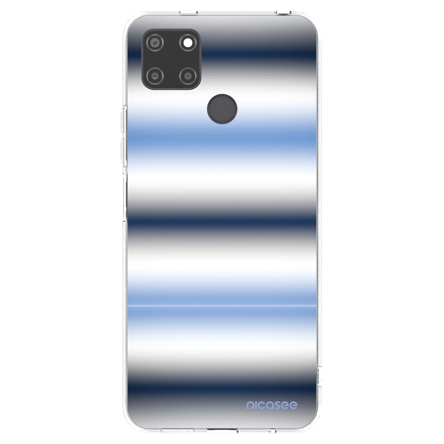 Picasee silikonový průhledný obal pro Realme C21Y - Static Lines