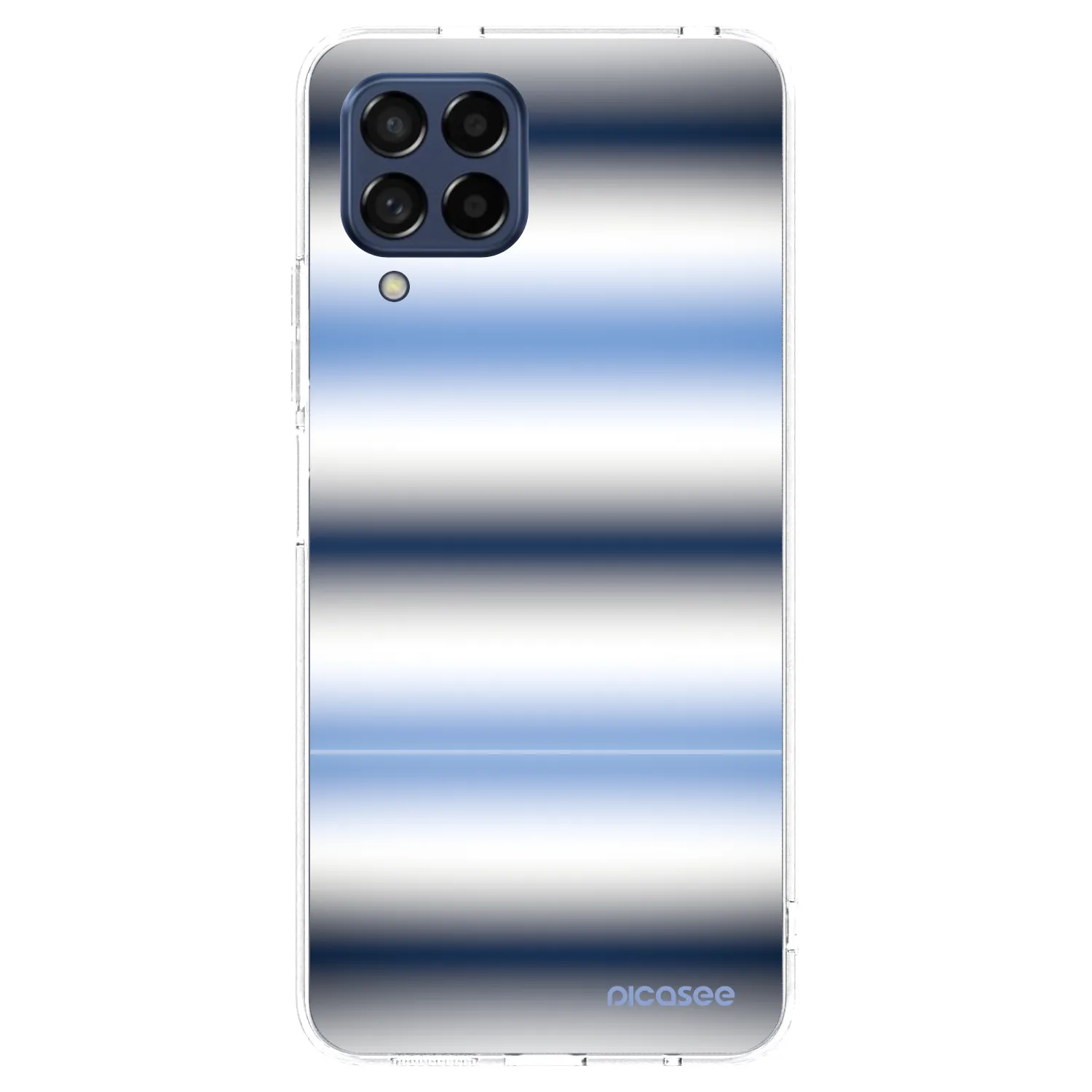 Picasee silikonový průhledný obal pro Samsung Galaxy M53 5G - Static Lines