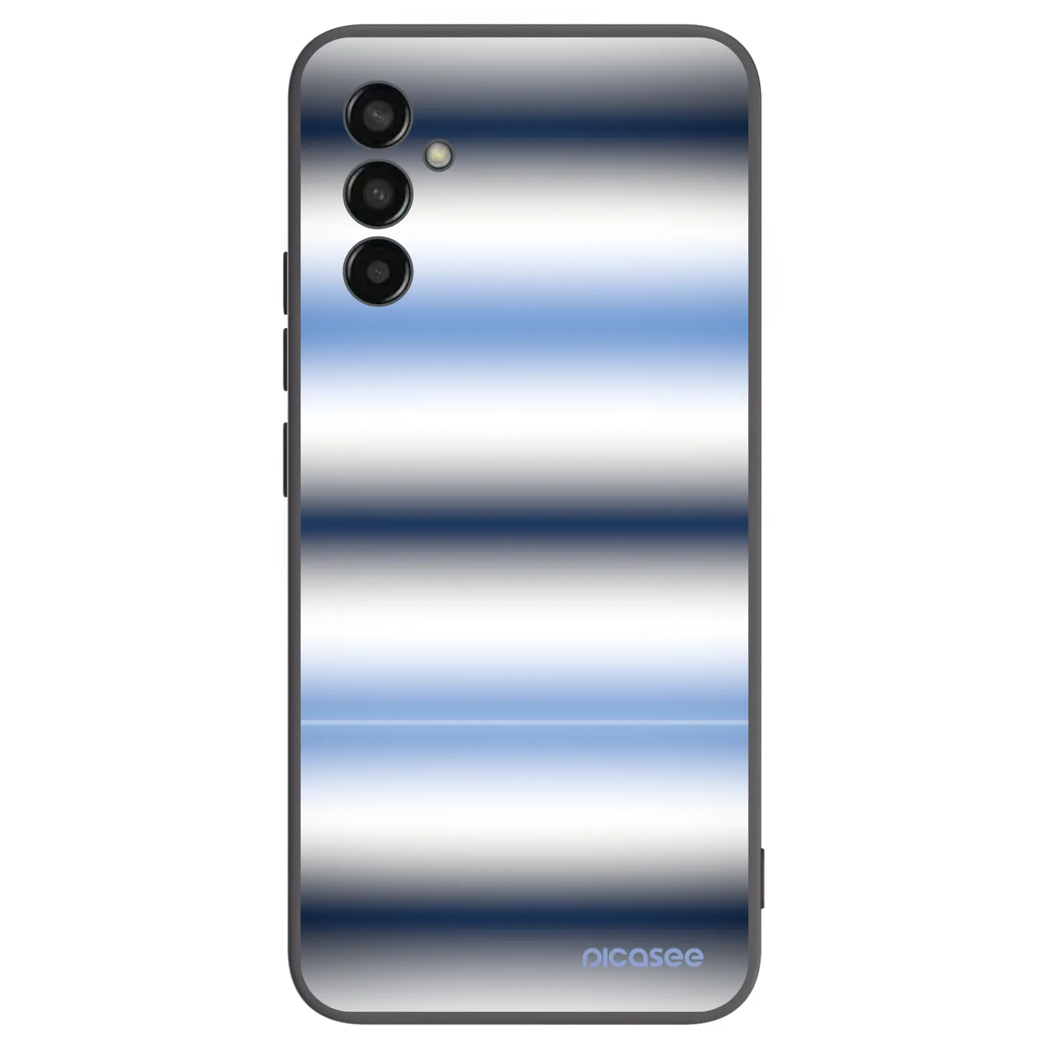 Picasee silikonový černý obal pro Samsung Galaxy M13 M135F - Static Lines