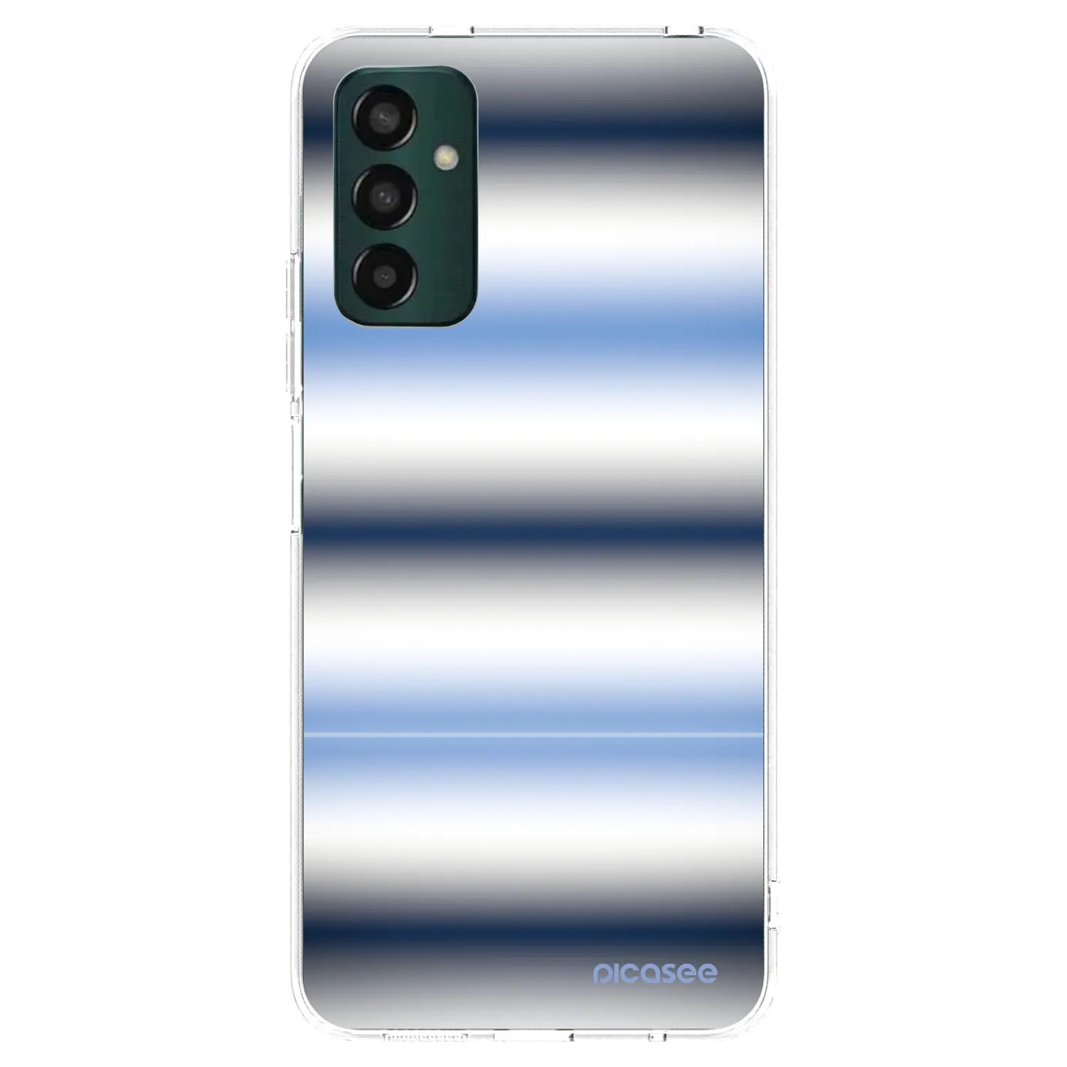 Picasee silikonový průhledný obal pro Samsung Galaxy M13 M135F - Static Lines