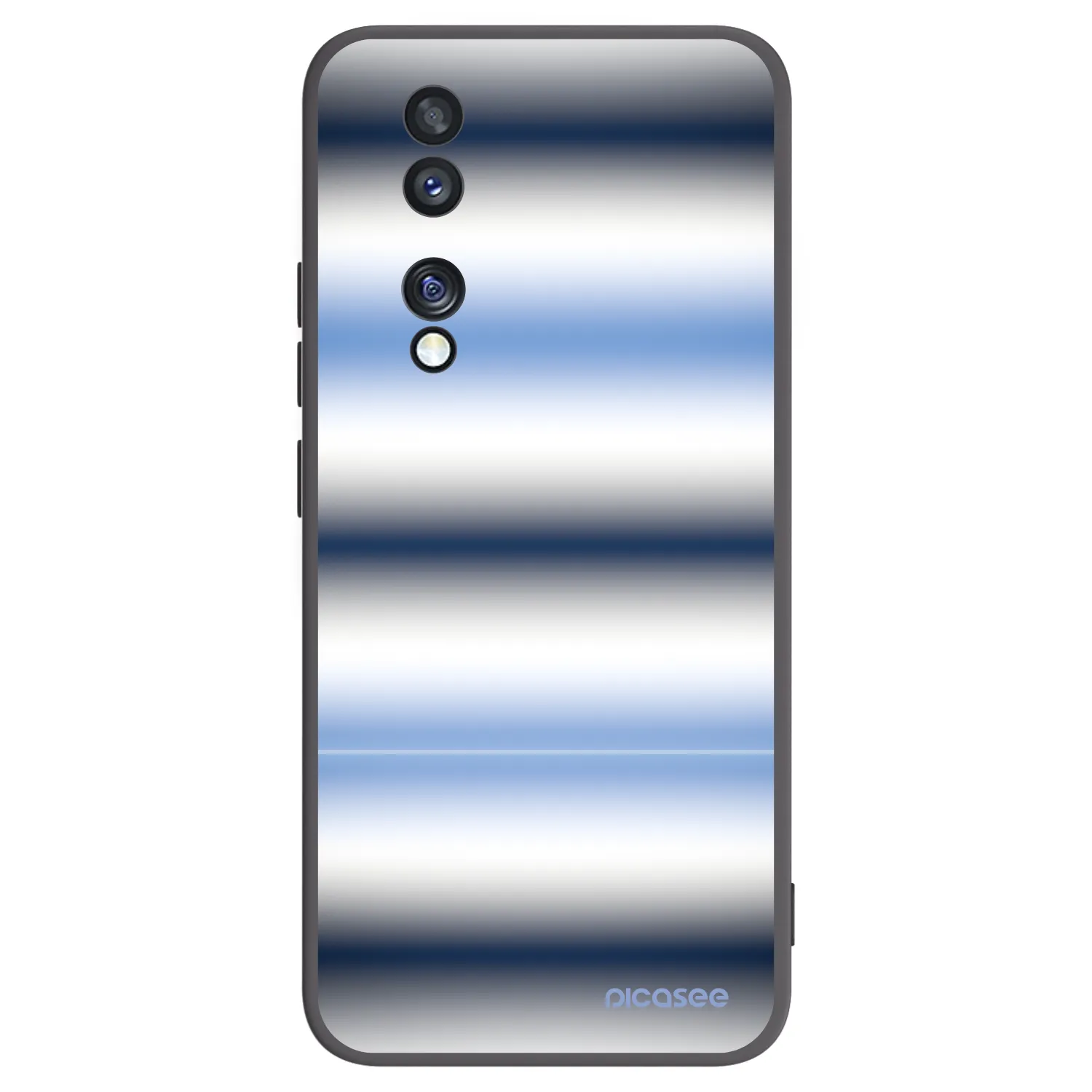 Picasee silikonový černý obal pro Honor 70 - Static Lines