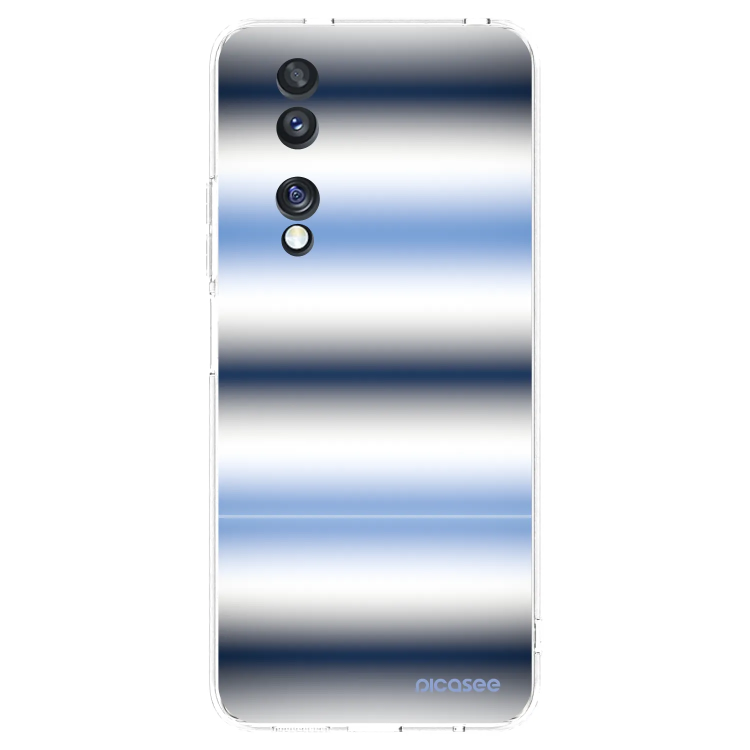 Picasee silikonový průhledný obal pro Honor 70 - Static Lines