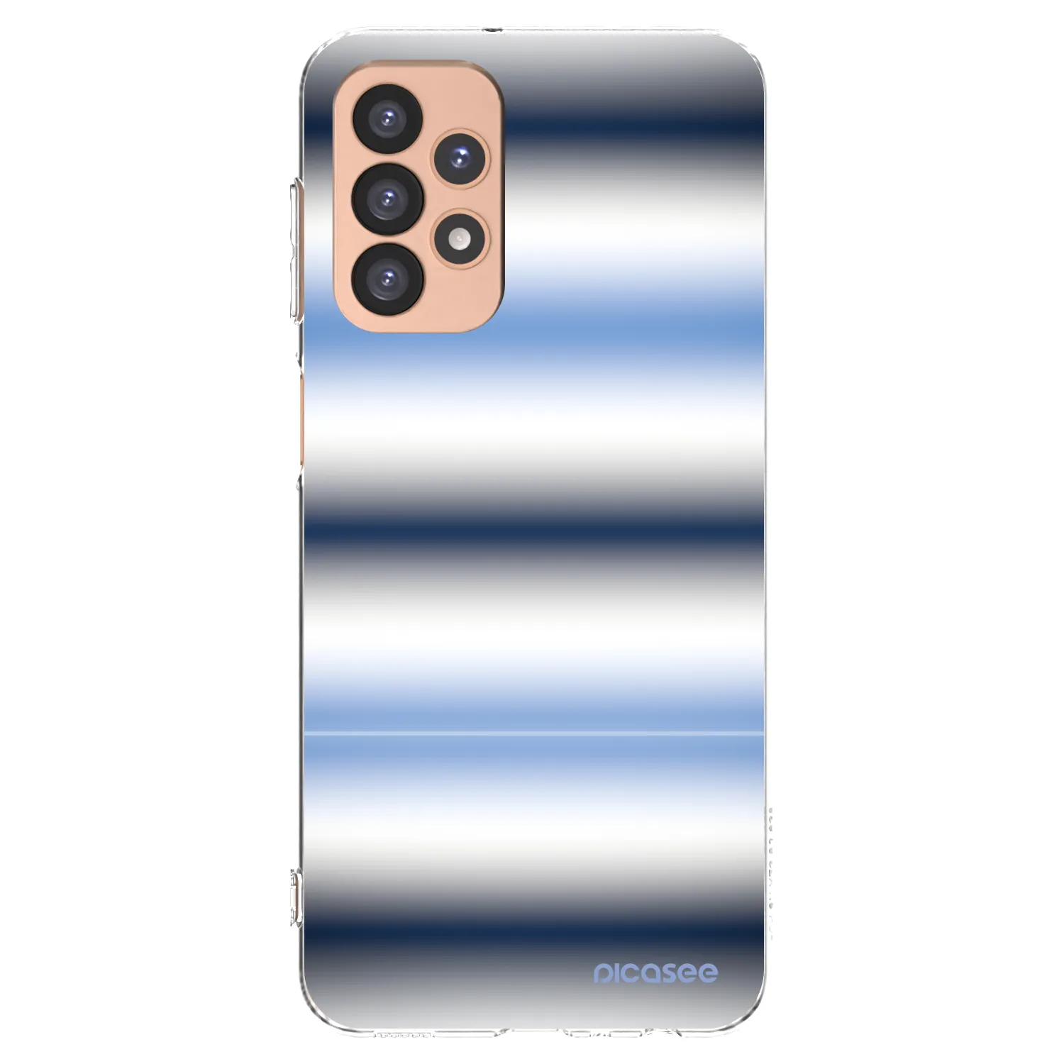 Picasee silikonový průhledný obal pro Samsung Galaxy A23 A236B 5G - Static Lines