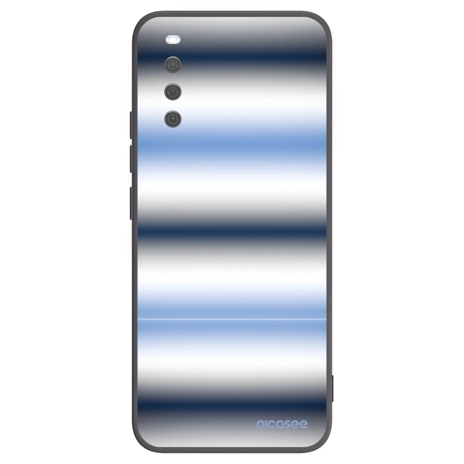 Picasee silikonový černý obal pro Sony Xperia 10 III - Static Lines