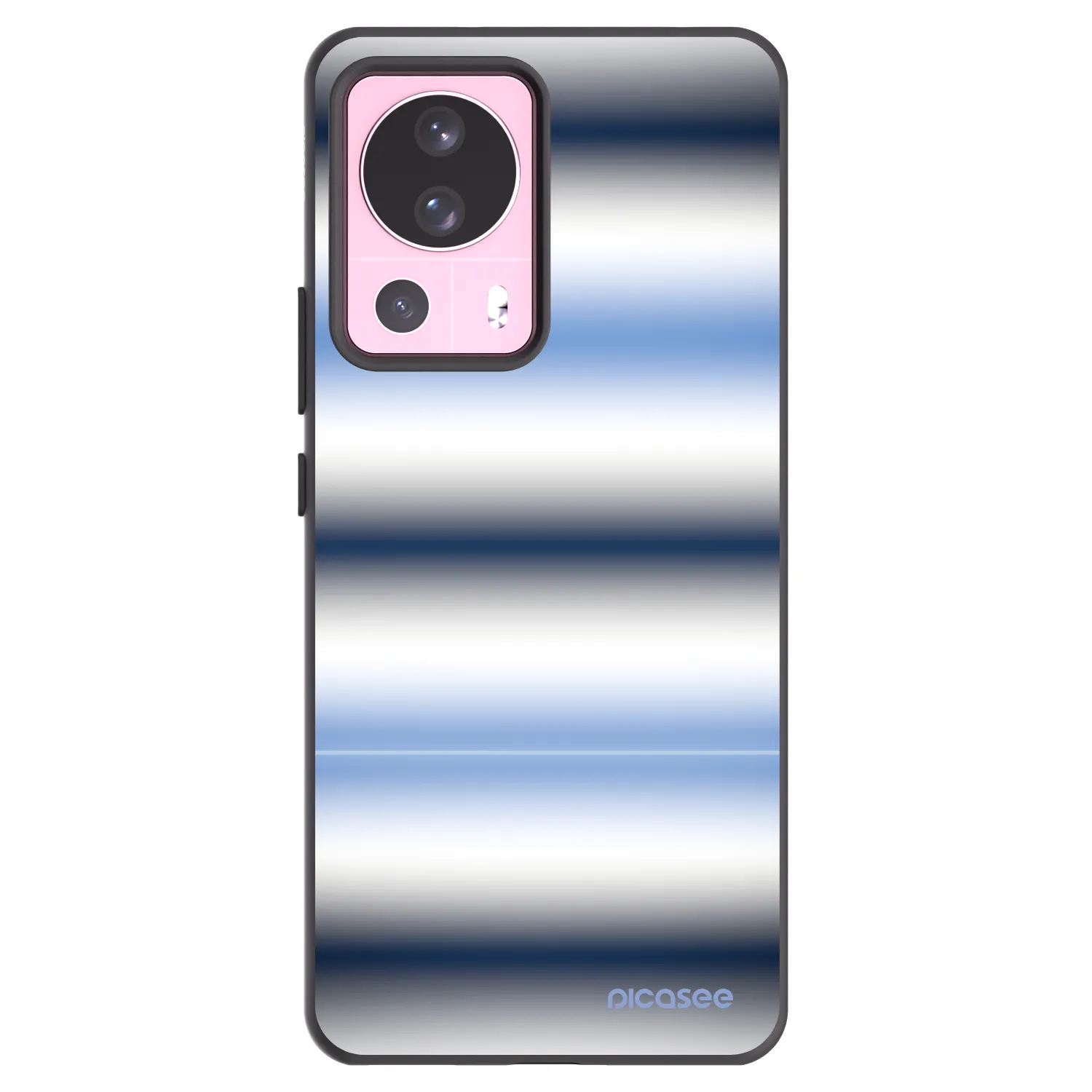 Picasee silikonový černý obal pro Xiaomi 13 Lite - Static Lines