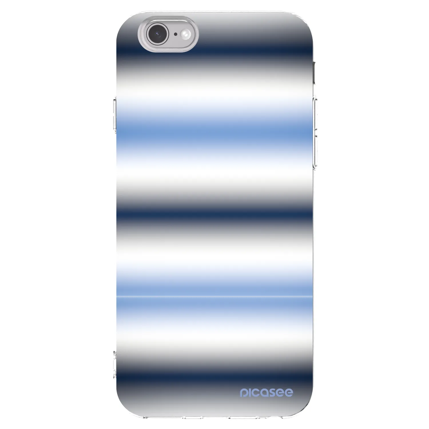 Picasee silikonový průhledný obal pro Apple iPhone 6/6S - Static Lines
