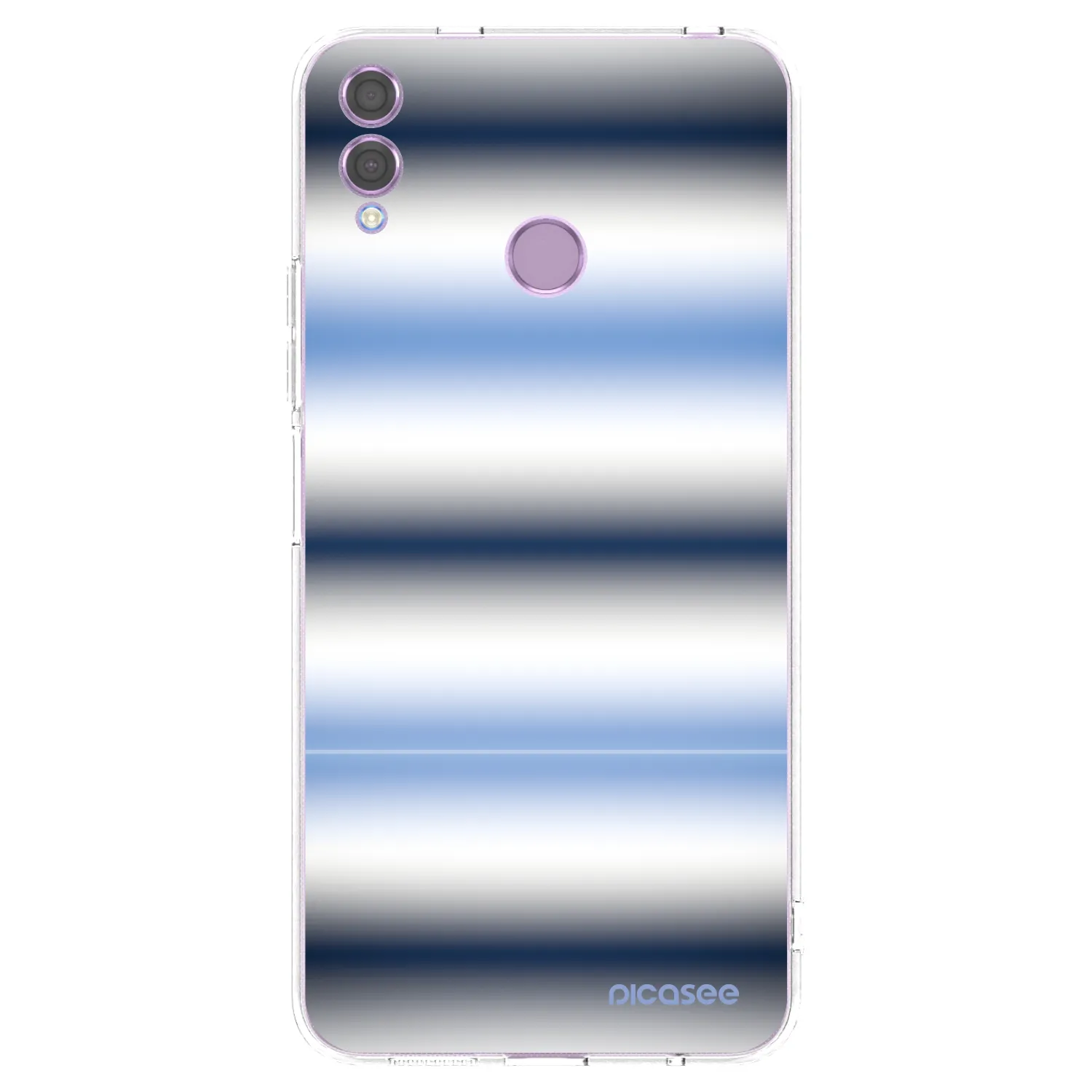 Picasee silikonový průhledný obal pro Honor 8X - Static Lines