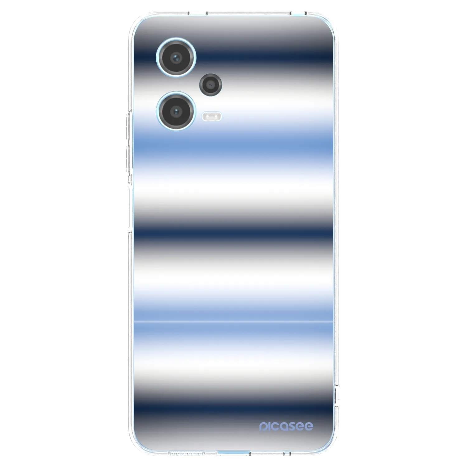 Picasee silikonový průhledný obal pro Xiaomi Redmi Note 12 5G - Static Lines