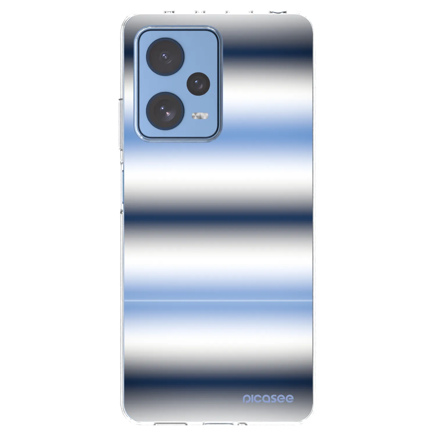 Picasee silikonový průhledný obal pro Xiaomi Redmi Note 12 Pro 5G - Static Lines