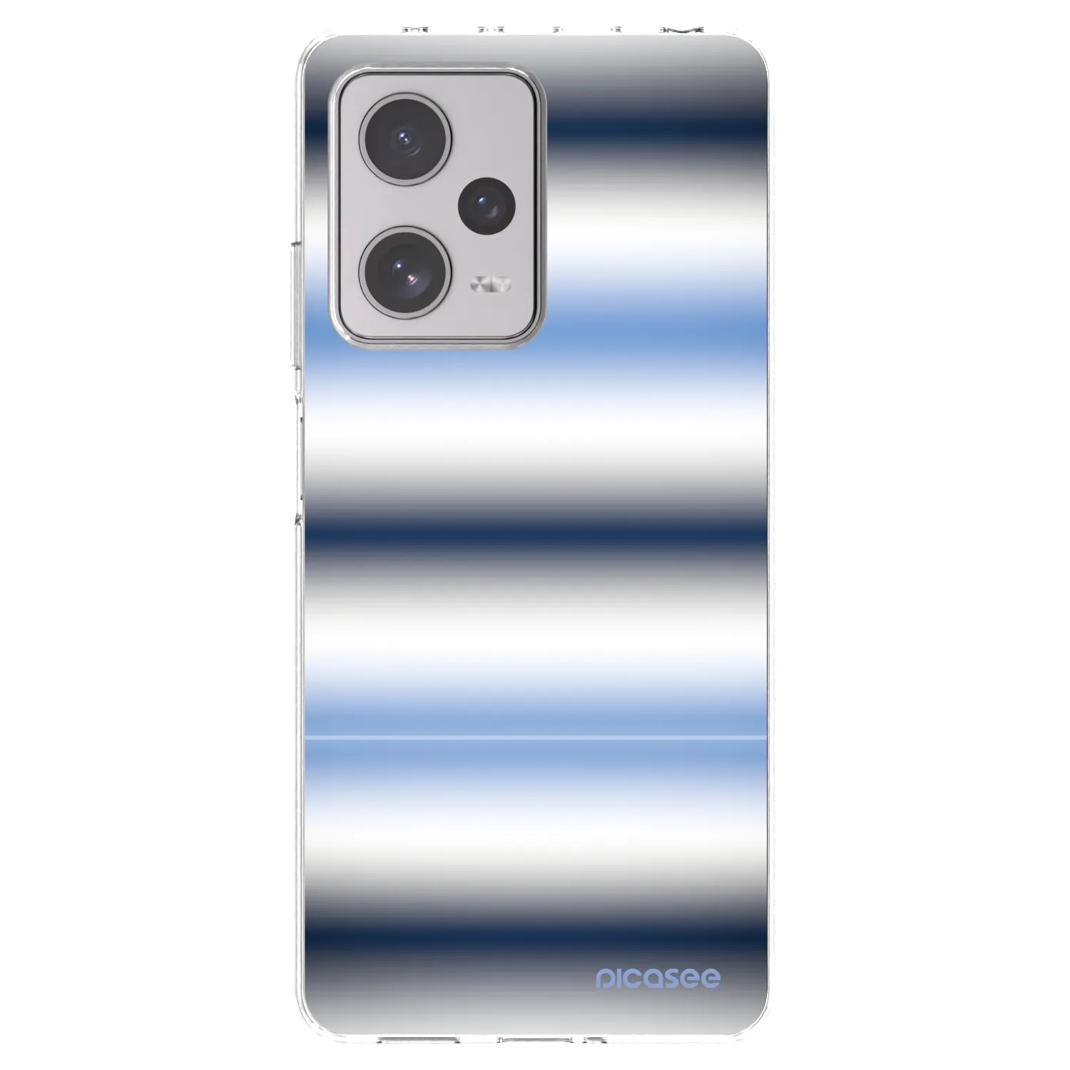 Picasee silikonový průhledný obal pro Xiaomi Redmi Note 12 Pro+ 5G - Static Lines