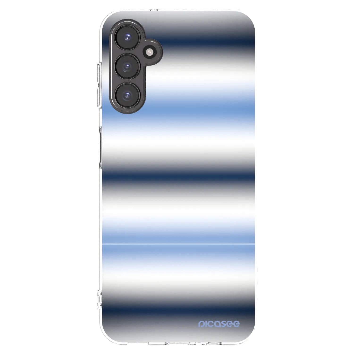 Picasee silikonový průhledný obal pro Samsung Galaxy A14 4G A145R - Static Lines
