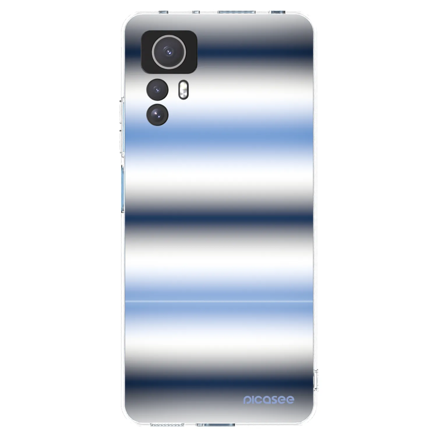 Picasee silikonový průhledný obal pro Xiaomi Redmi Note 12S - Static Lines