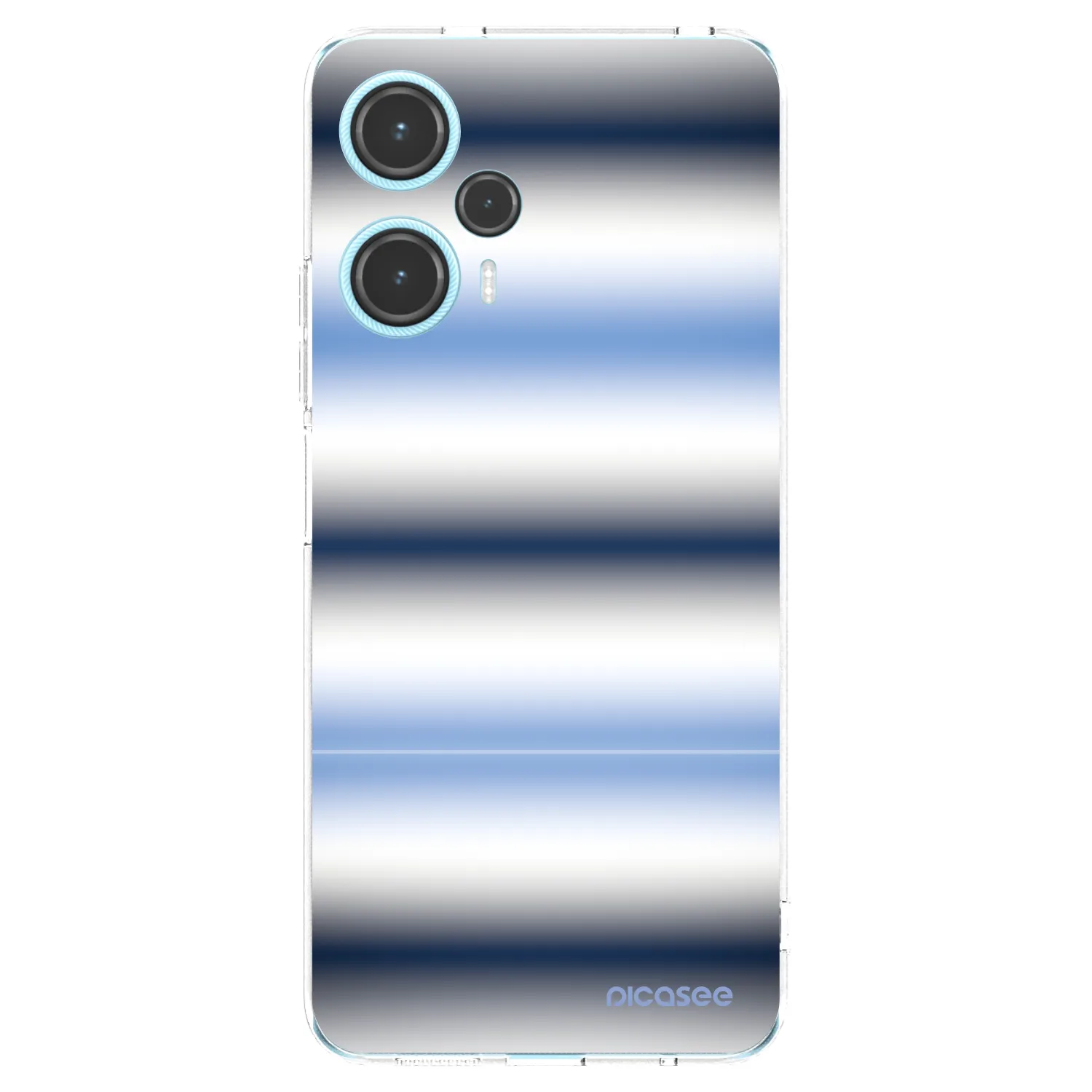 Picasee silikonový průhledný obal pro Xiaomi Poco F5 - Static Lines